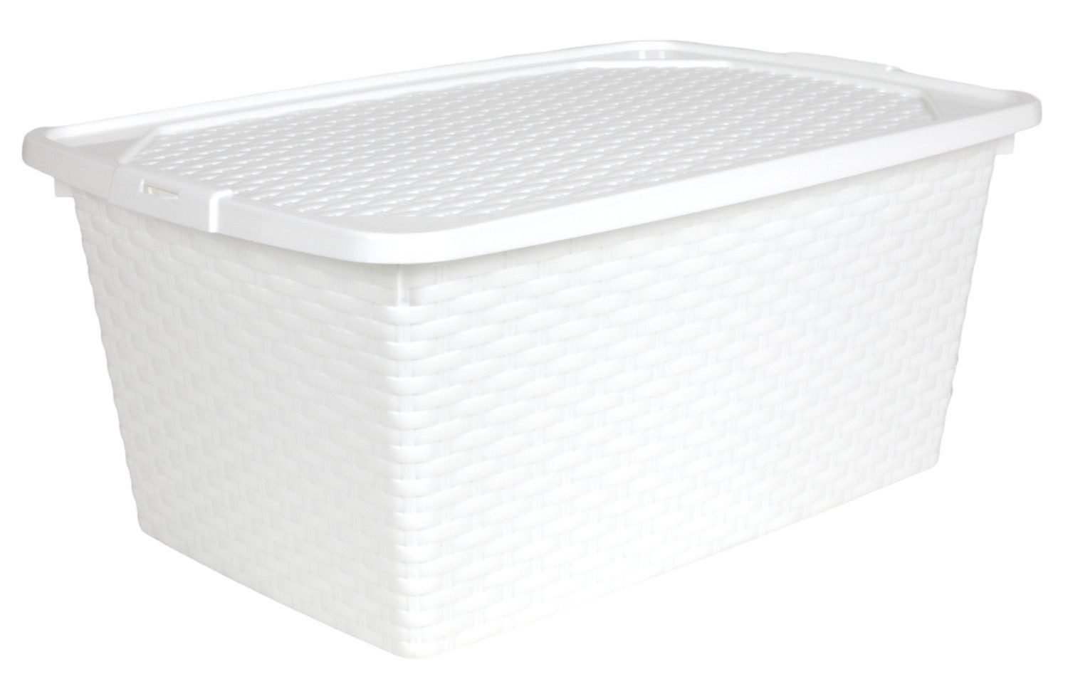 Heidrun Aufbewahrungsbox Aufbewahrungsbox 40 L Rattanoptik Dekobox Aufbewahrungskiste Kiste