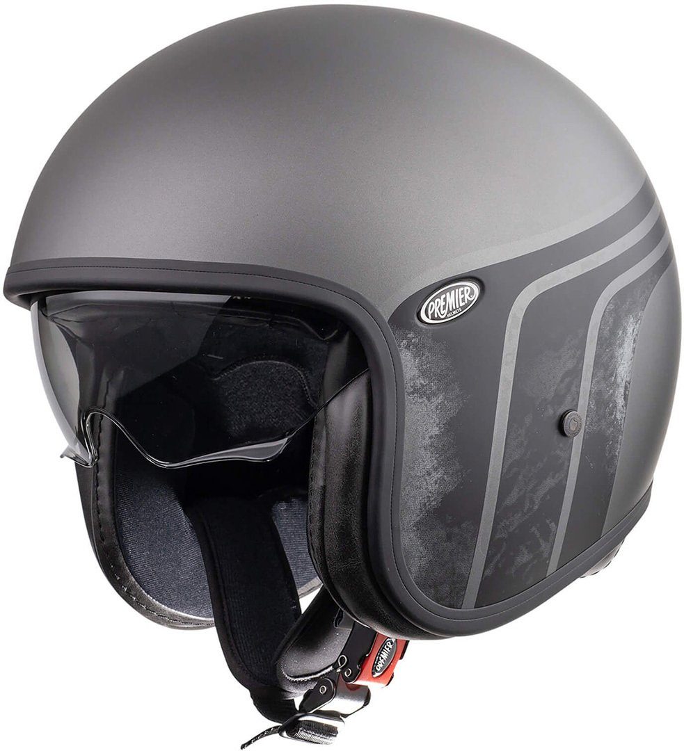 Motorradhelm Vintage BTR 17 BM Jethelm