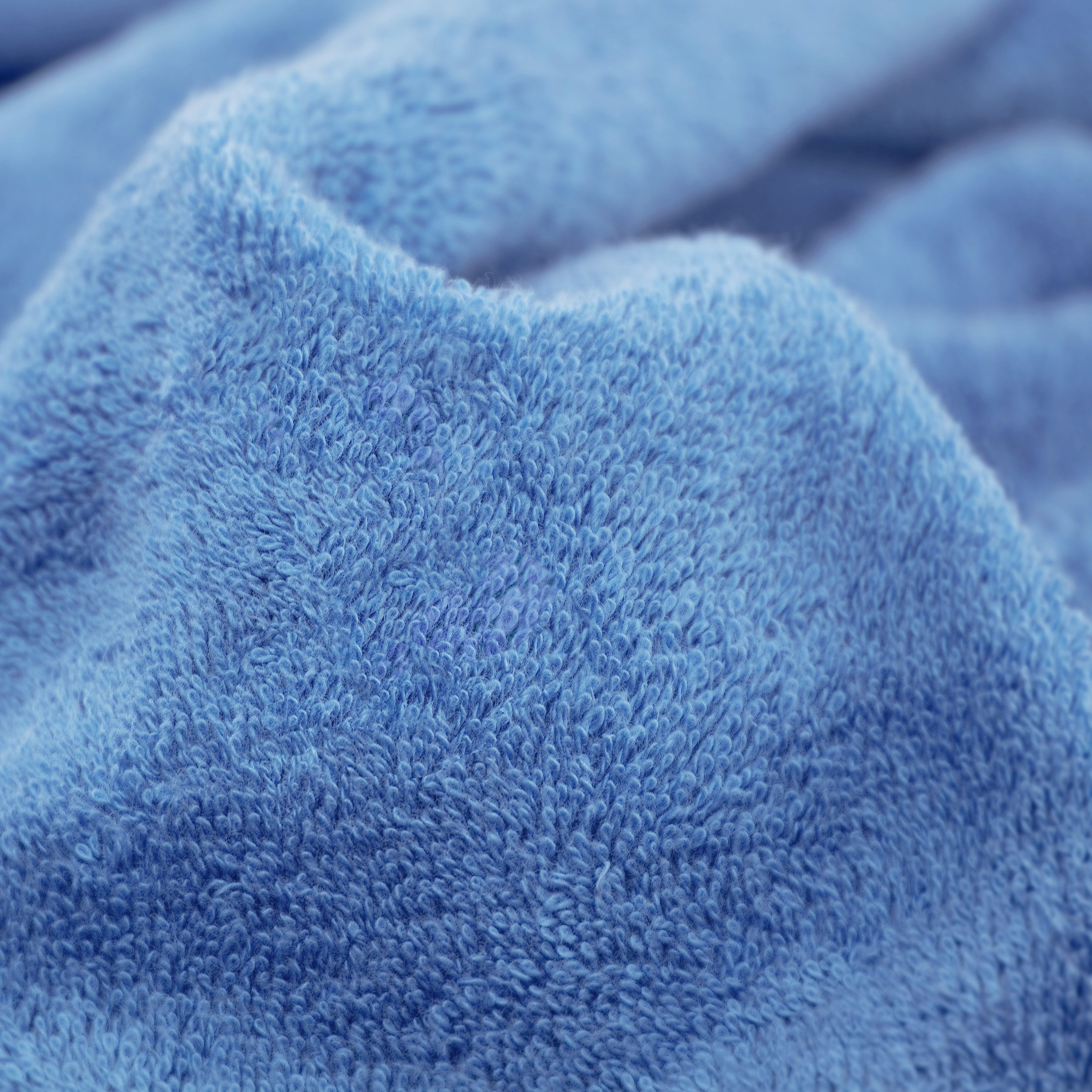 Möve Waschhandschuh Superwuschel 100% Premium Cotton Baumwolle, Walkfrottier (1-St), mit Biesenbordüre und praktischem Kordelaufhänger, einfarbig, weich