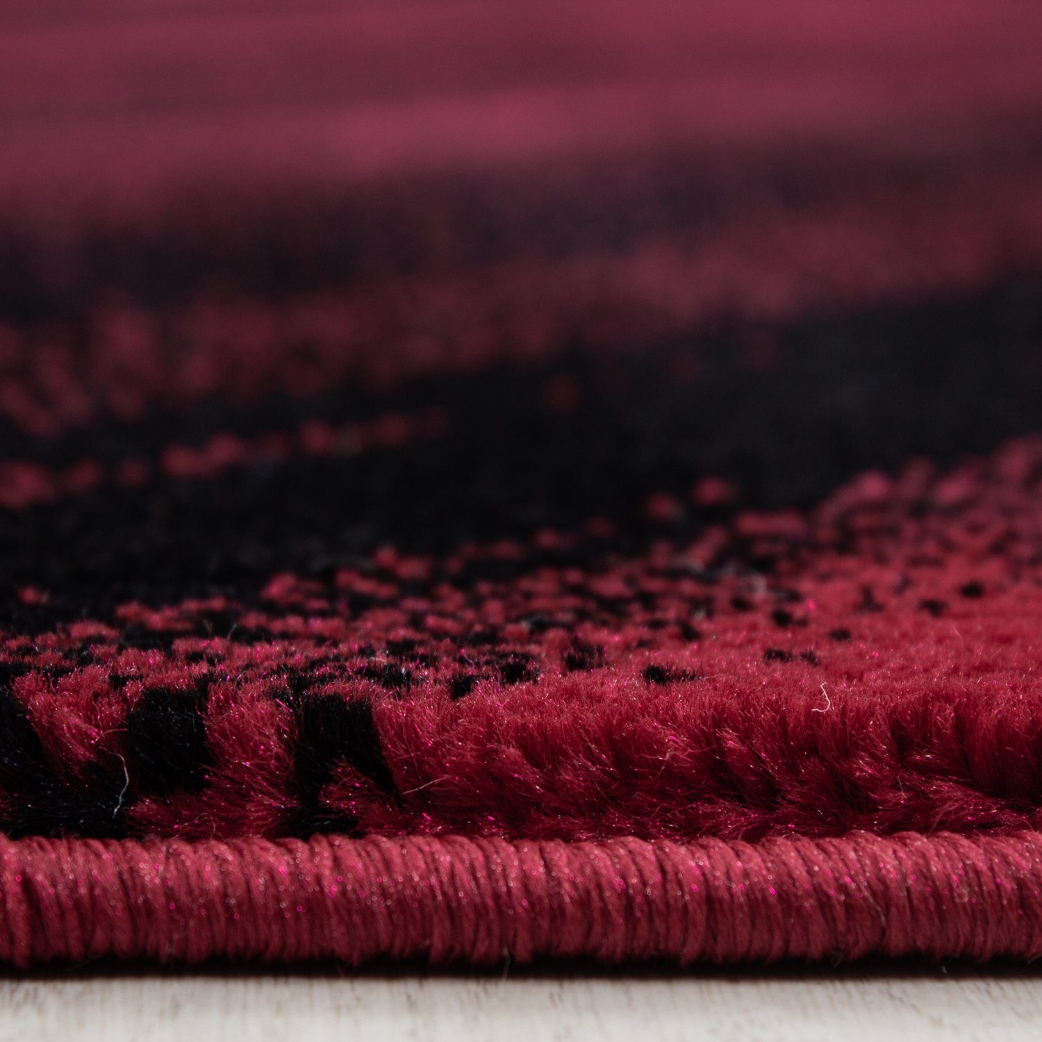 SIMPEX24 Kurzflor-Bettumrandung Abstrakt Wellen Design, Höhe 12 mm, (Bett-S günstig online kaufen