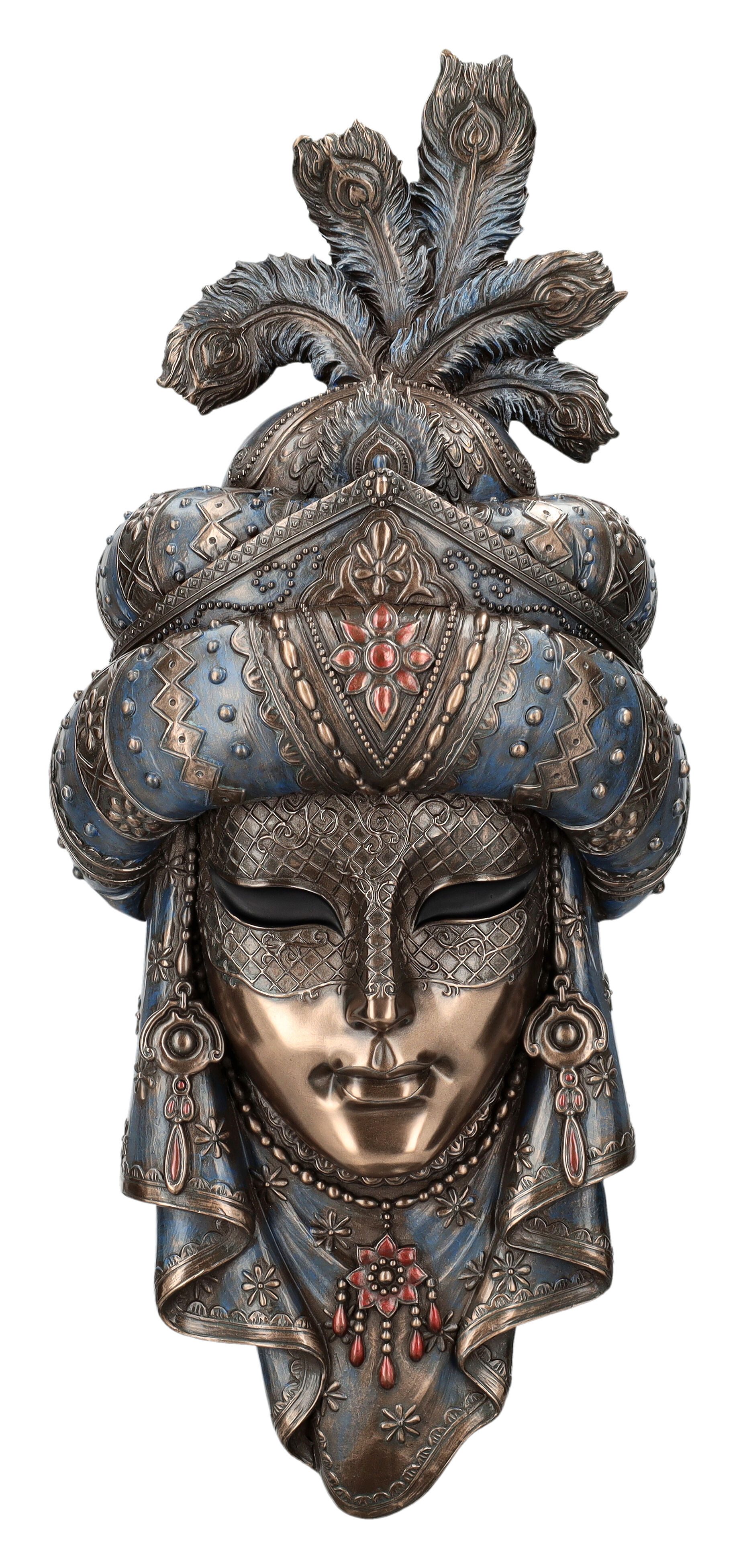 Figuren Shop GmbH Wanddekoobjekt Venezianische Maske - Tausendundeine Nacht - Veronese Wandbehang Deko