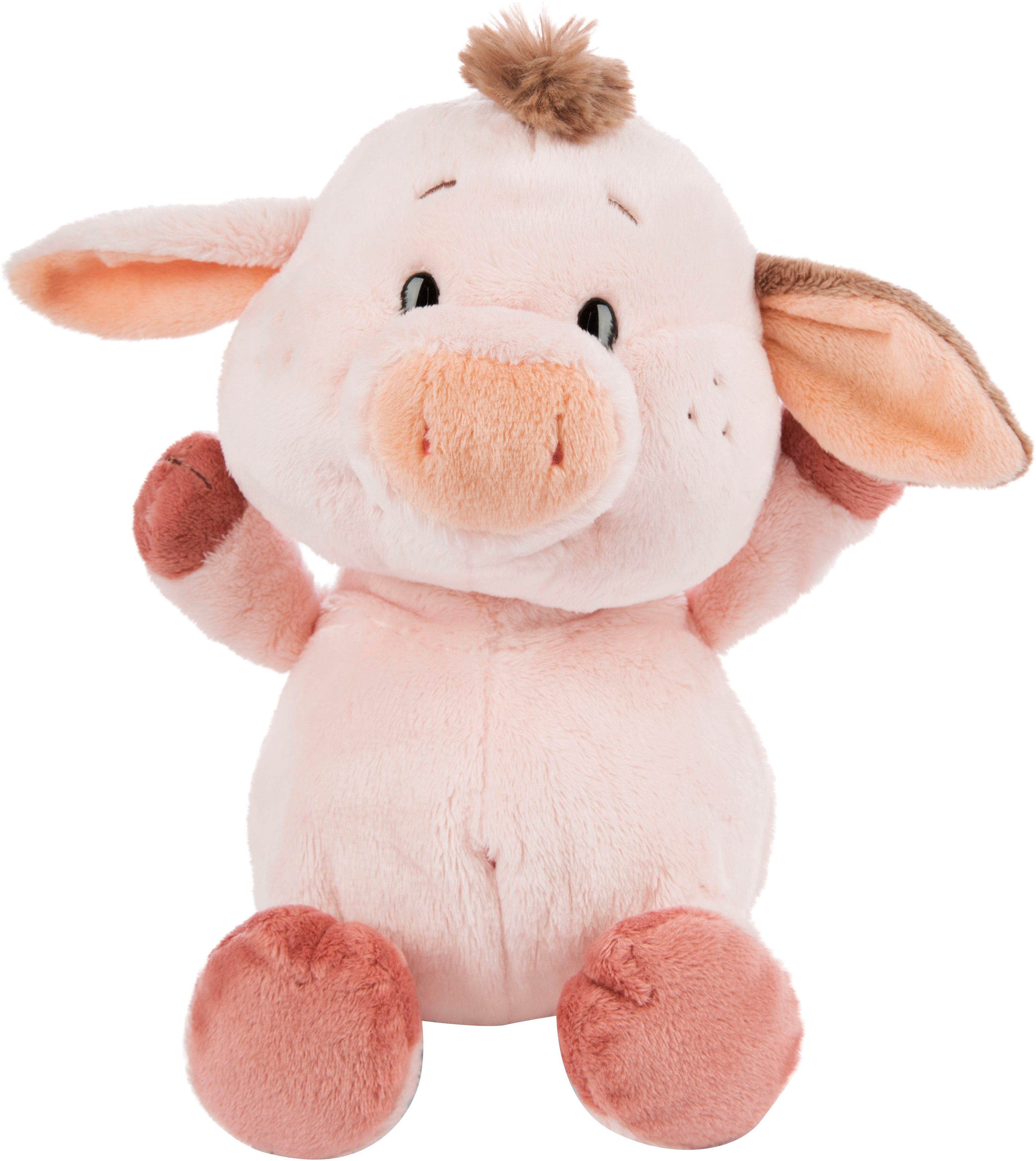 Nici Kuscheltier Farm Friends, Schwein Pigwick, 31 cm schlenkernd, schlenkernd; enthält recyceltes Material