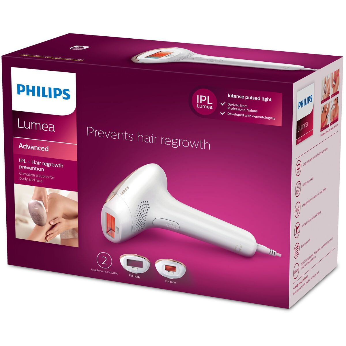 Epilierer Philips Elektrischer Epilierer mit Lichtimpulsen Lumea Advanced SC1997