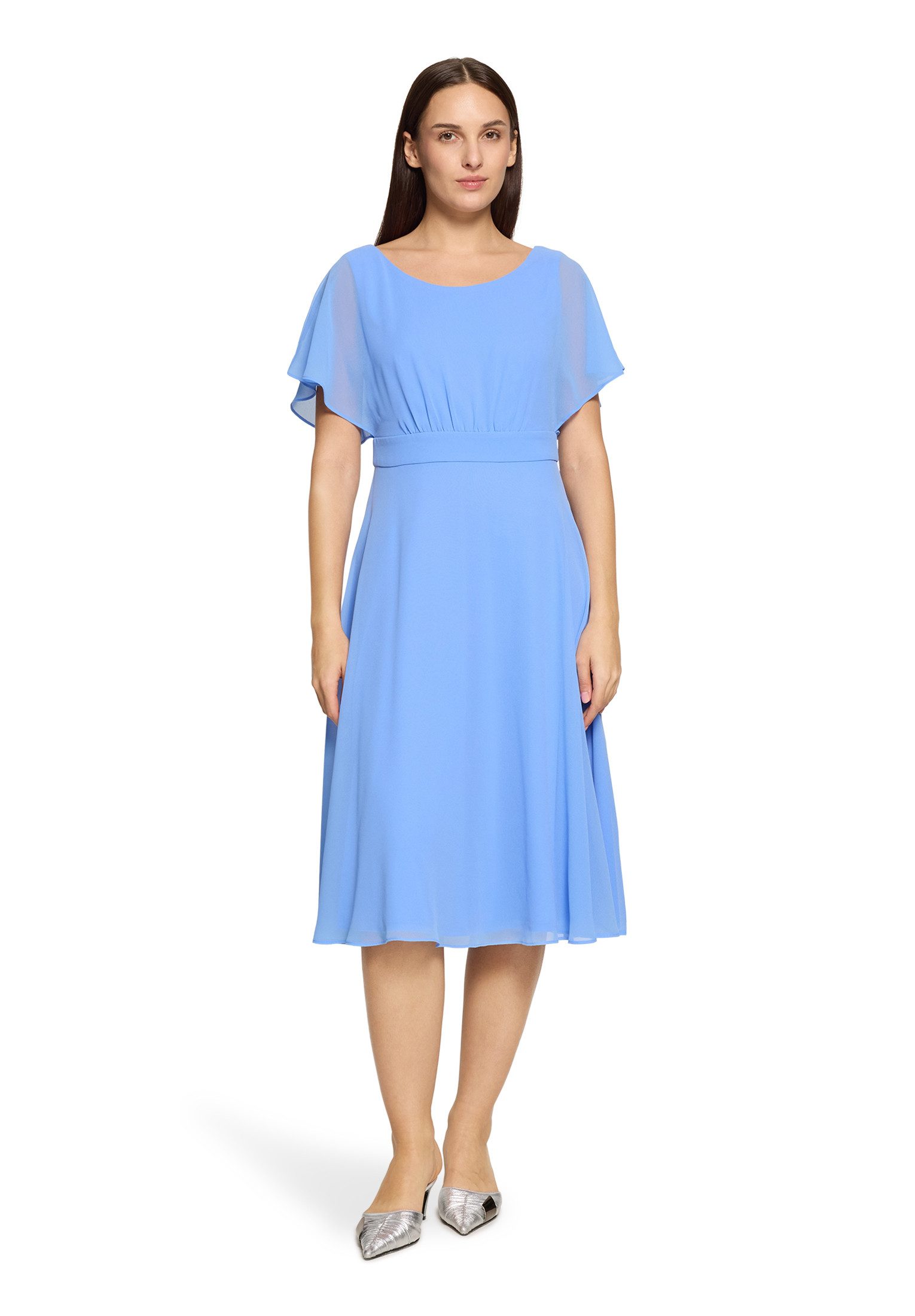 Vera Mont Cocktailkleid Damen kurzarm Raffung