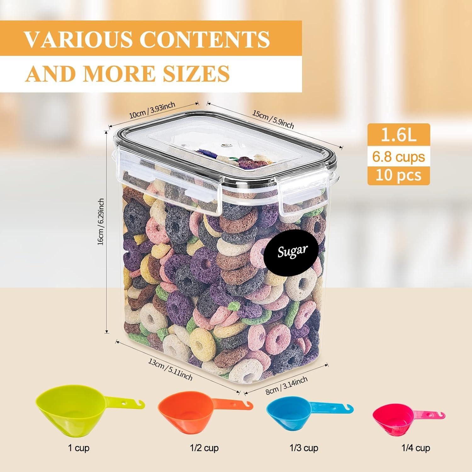 LuxusKollektion Aufbewahrungsbox Vorratsdosen 1.6L Set of günstig online kaufen