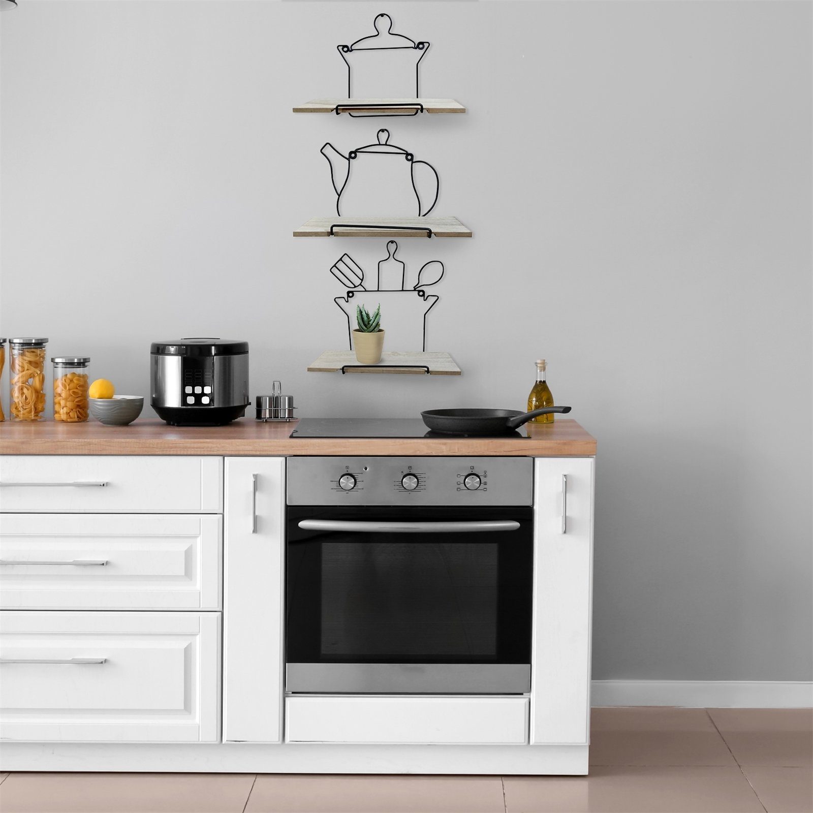 HTI-Living Wandregal Wandboard Viola 3er-Set, 3-tlg. günstig online kaufen