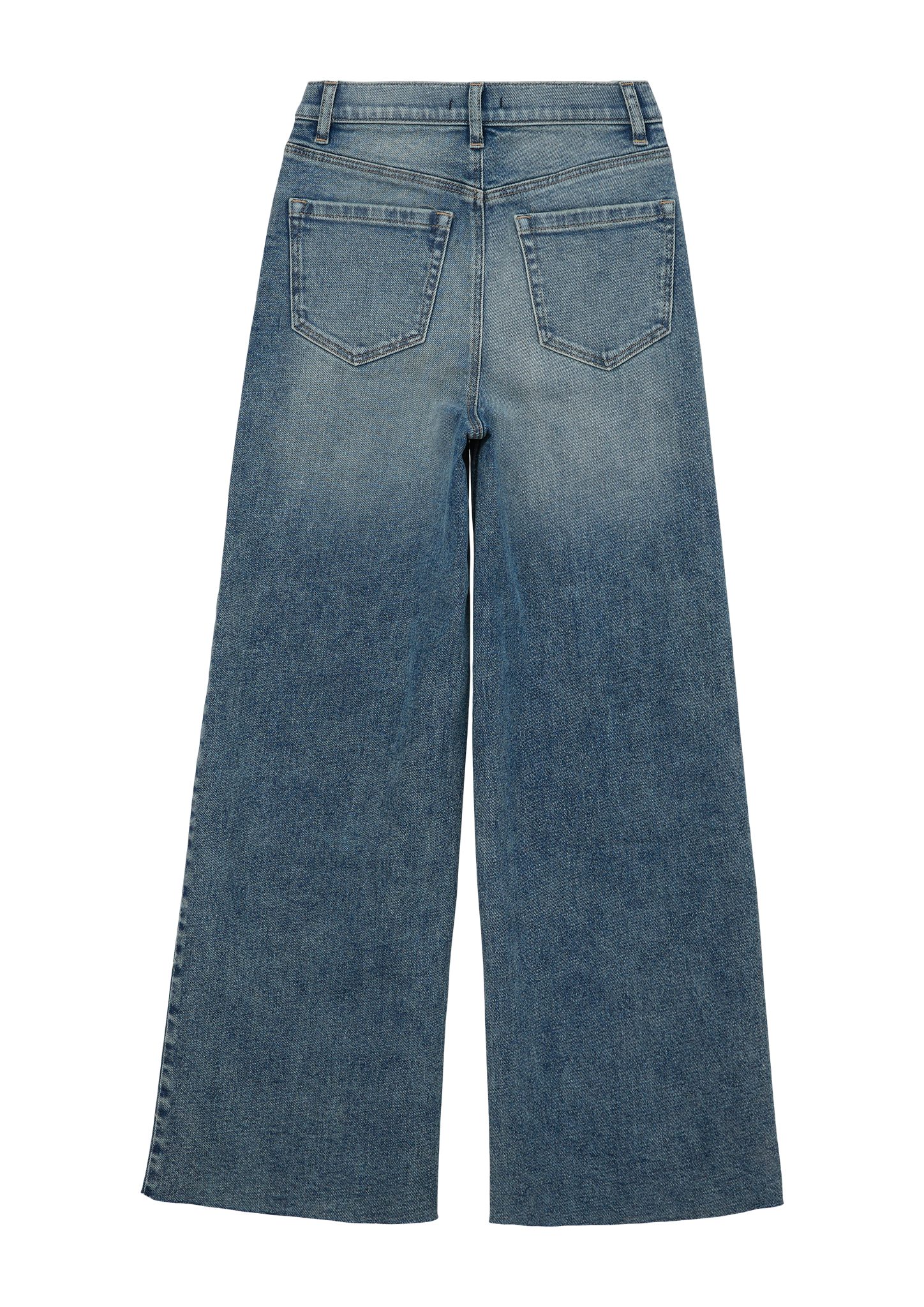 s.Oliver Stoffhose Jeans / Regular Leg Bund Fit / / High Super asymmetrischem Rise Waschung / Wide