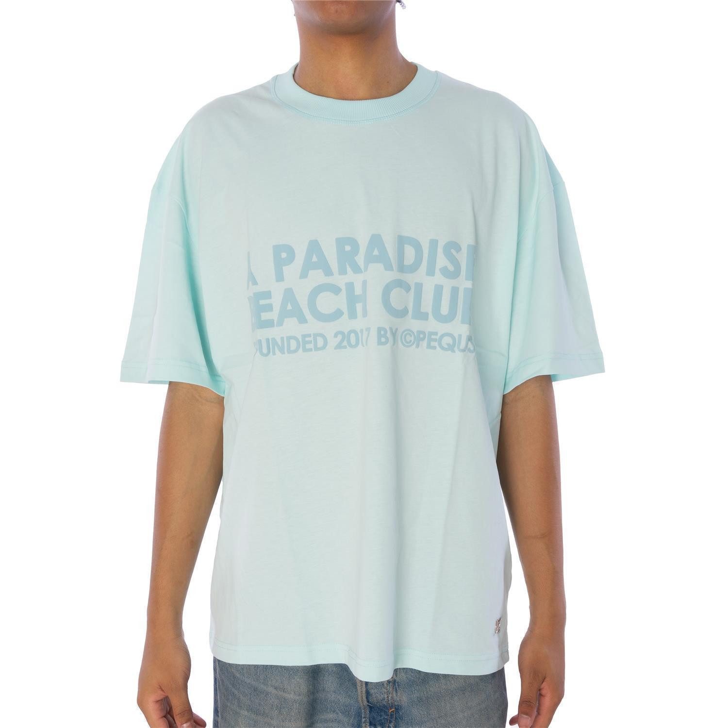 PEQUS T-Shirt T-Shirt Pequs A Paradise Beach Club Front