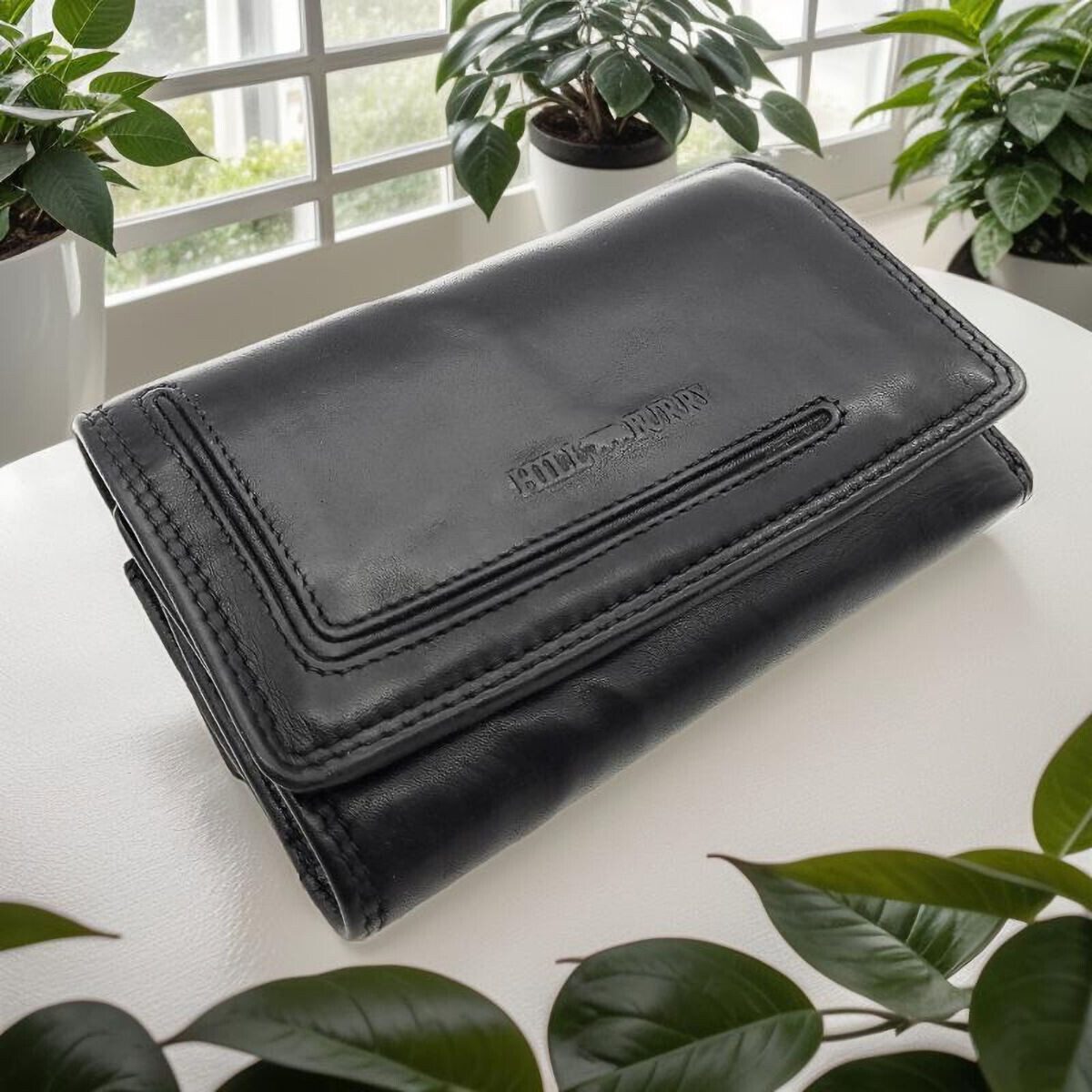 Hill Burry Geldbörse echt Leder Damen Portemonnaie mit RFID Schutz, Handsch günstig online kaufen