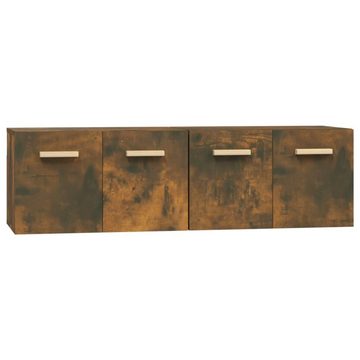 vidaXL Fächerschrank Wandschränke 2 Stk. Räuchereiche 60x36,5x35 cm Holzwerkstoff (1-St)