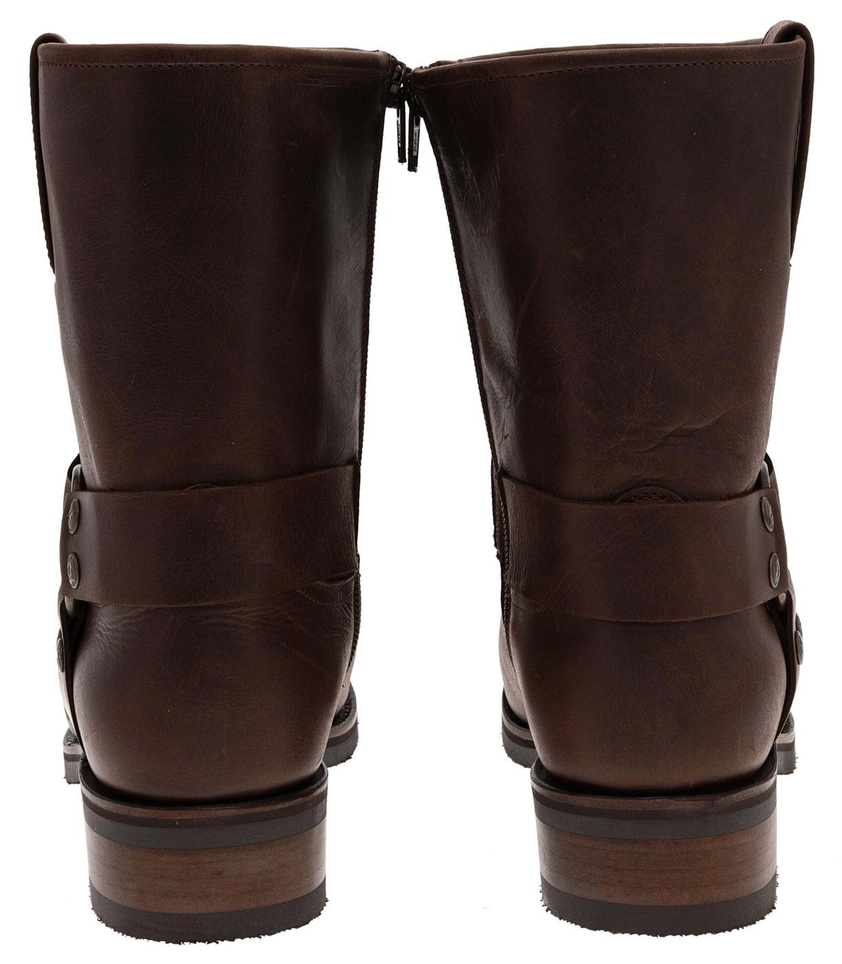 Sendra Boots LOREN MID 17963 Braun Bikerboots Unisex Thinsulate Biker Stiefelette