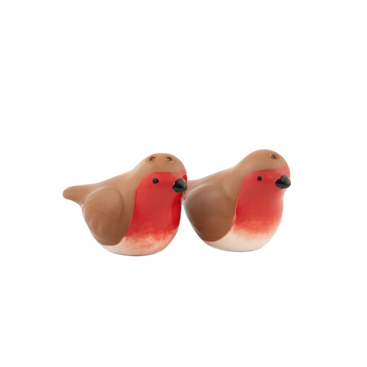 Sass & Belle Salz- / Pfefferstreuer Robin, (Set, 2-tlg), Rotkehlchen, ca. 8,5 x 4,3 x 5 cm