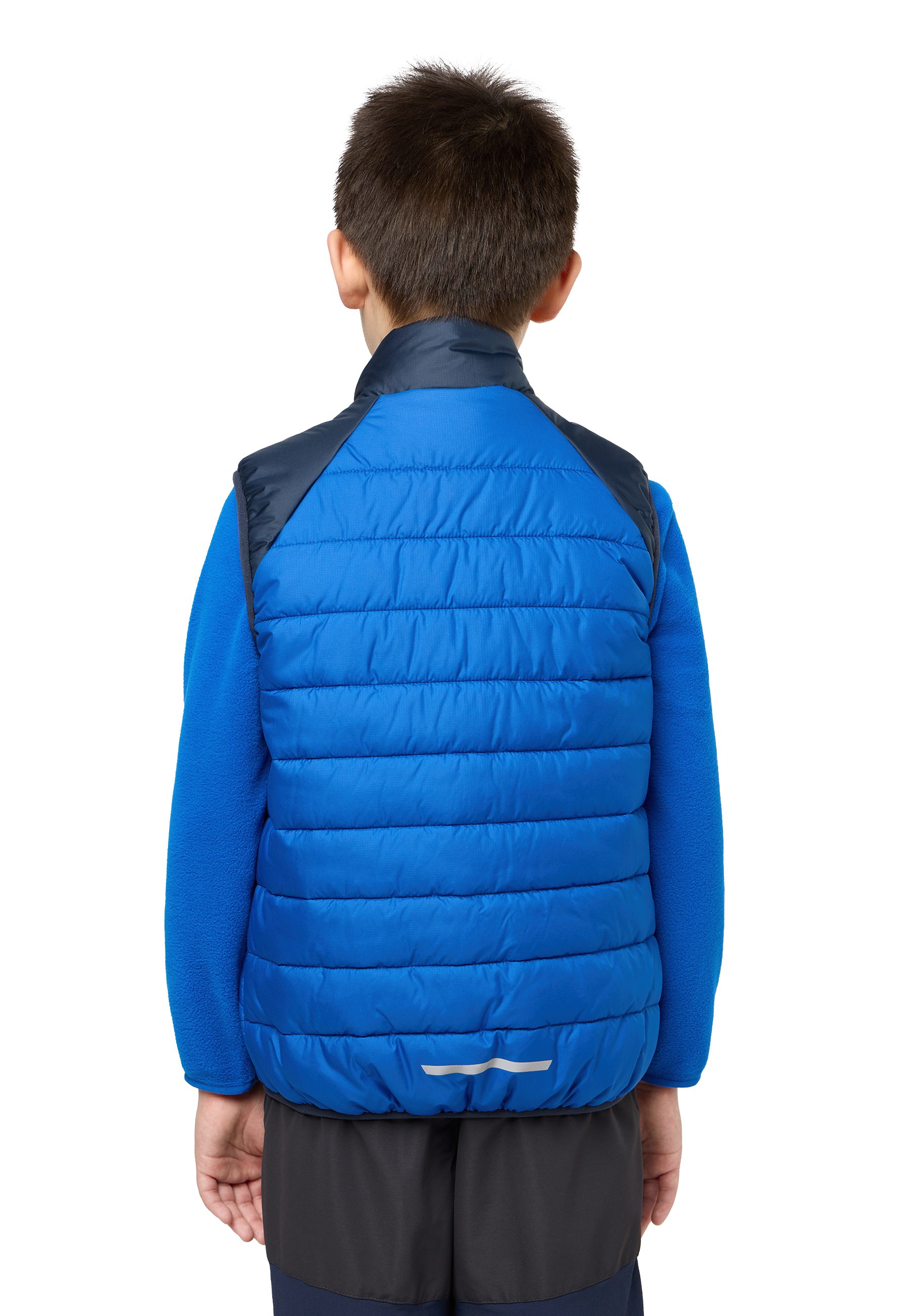 Jack Wolfskin Steppweste ZENON für Kinder für Kinder, sportliche Steppweste, mit Eingrifftaschen