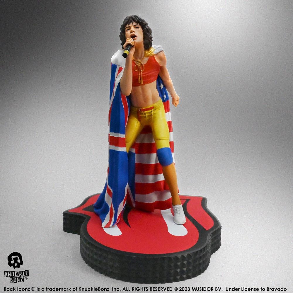 Knucklebonz Merchandise-Figur The Rolling Stones Rock Iconz Statue Mick Jagger (Tattoo You Tour 1981