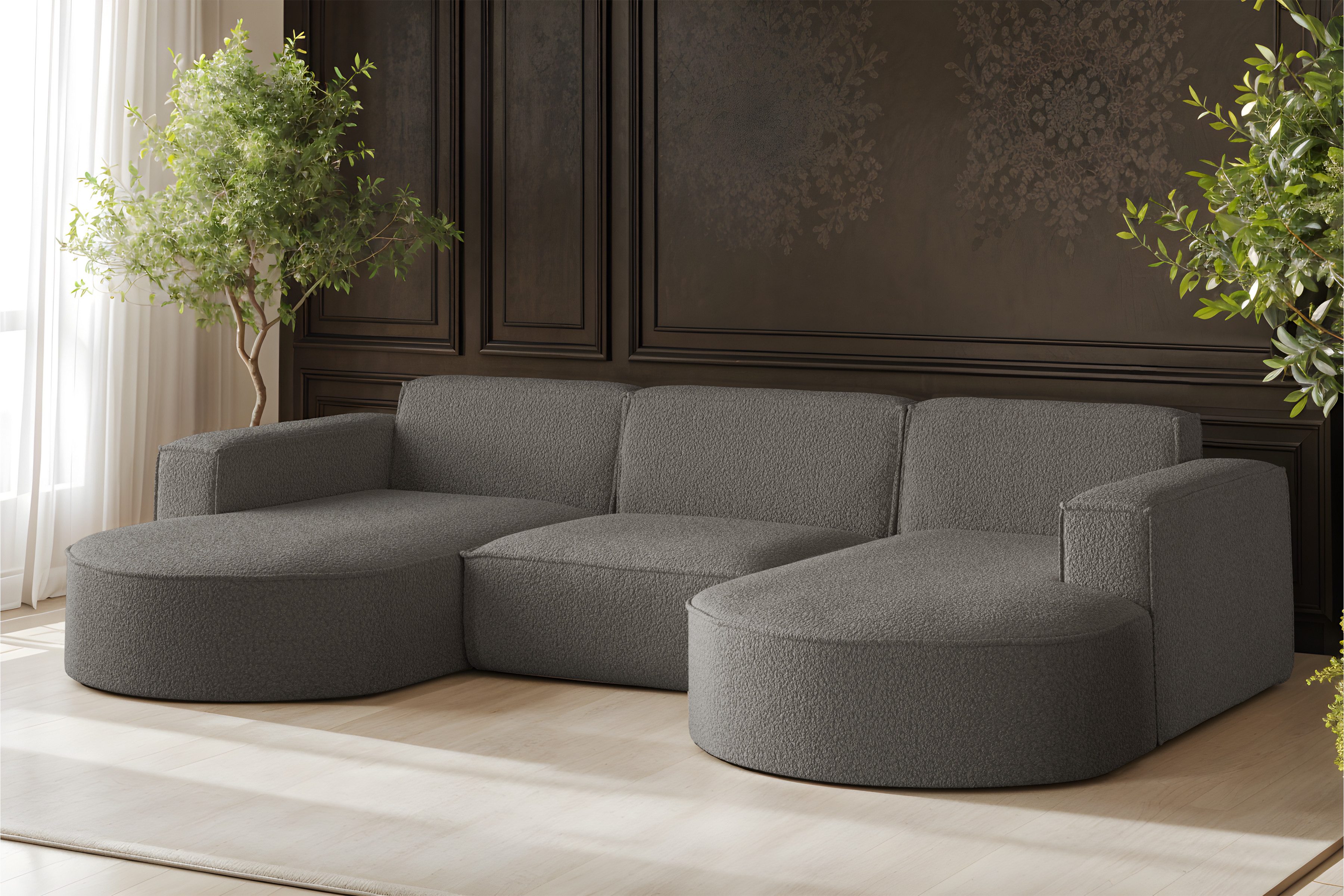 Kaiser Möbel Ecksofa Sofa U form, günstig online kaufen