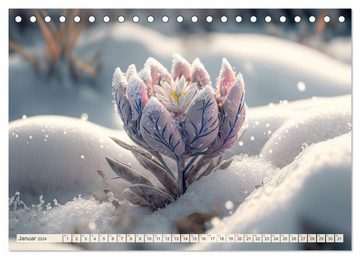 CALVENDO Wandkalender Blumen Traum (Tischkalender 2024 DIN A5 quer), CALVENDO Monatskalender