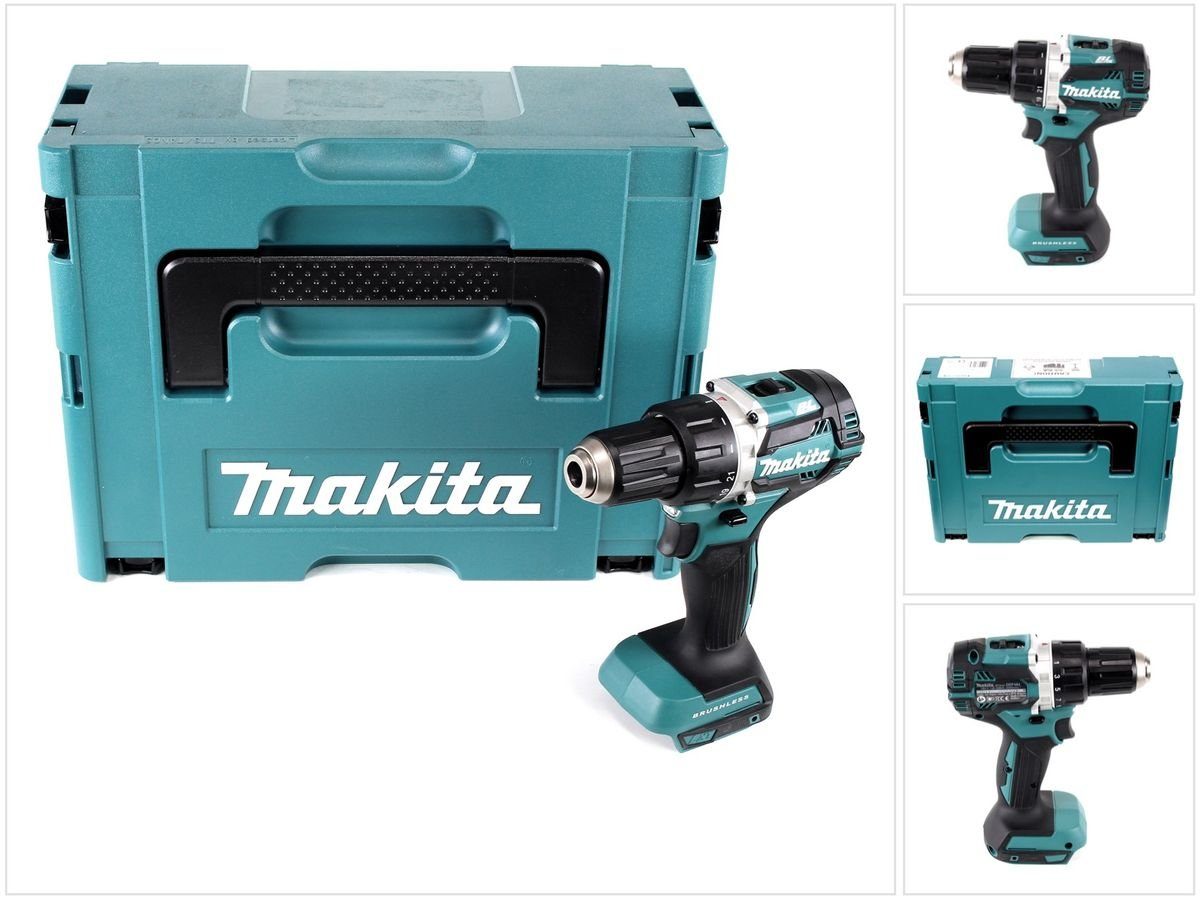 Makita Säulenbohrmaschine DDF 484 ZJ Akku Bohrschrauber brushless 18V 54Nm Solo im Makpac - ohn