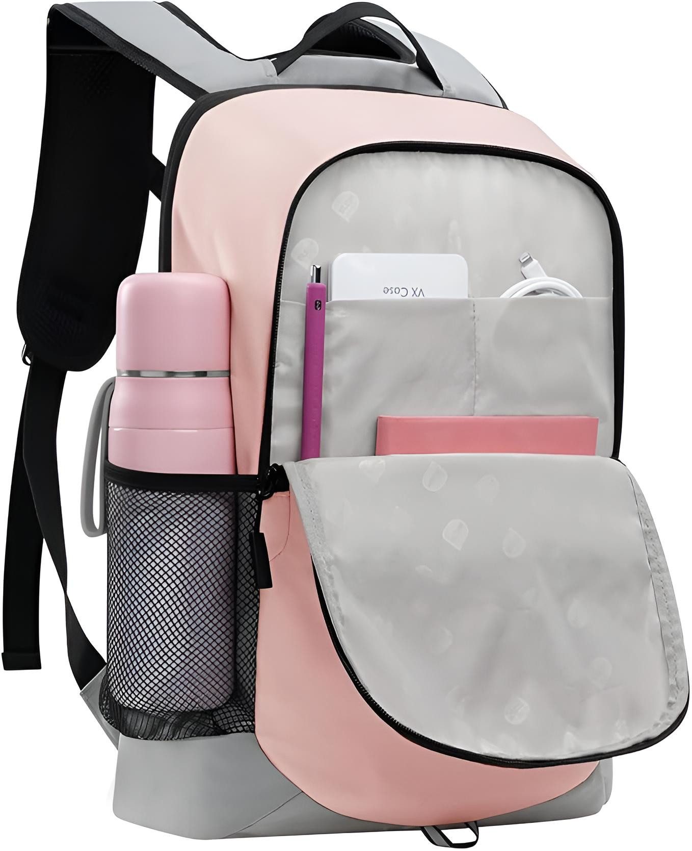 Diyarts Laptoptasche, Laptopfach, atmungsaktiver Rücken,Gepäckband, vielsei günstig online kaufen