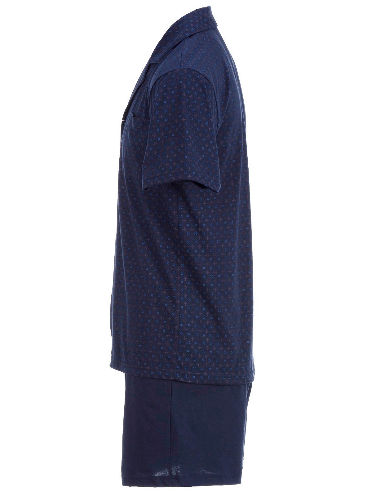 Henry Terre Schlafanzug Pyjama Set Shorty - Karl Kreuz günstig online kaufen