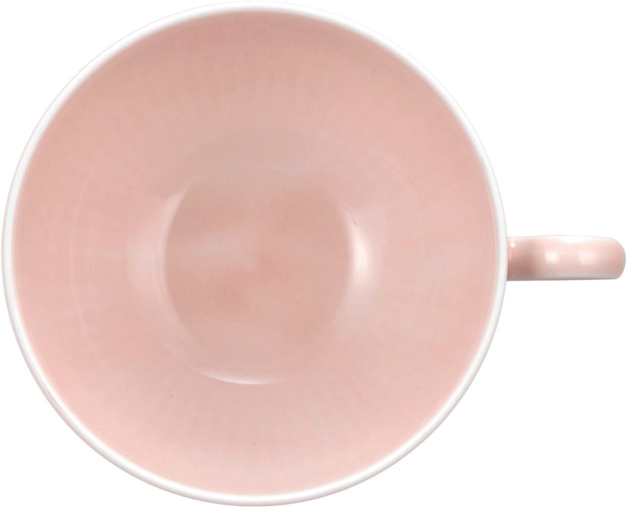 Seltmann Weiden Tasse Amina, 1-tlg., Porzellan, Teetasse aus Porzellan mit Relief
