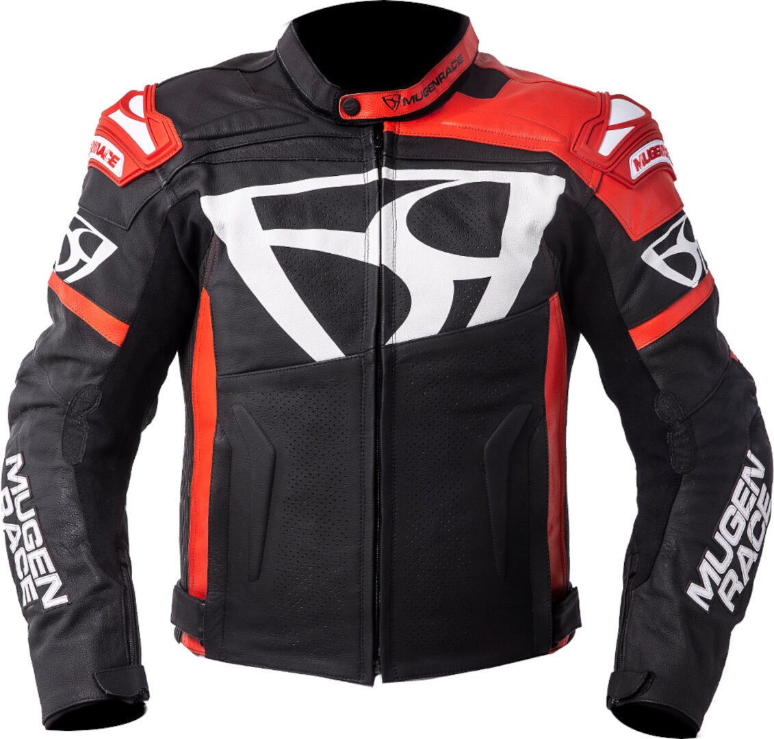 MUGENRACE Motorradjacke Aggressore Motorrad Lederjacke Ellenbogenprotektore günstig online kaufen