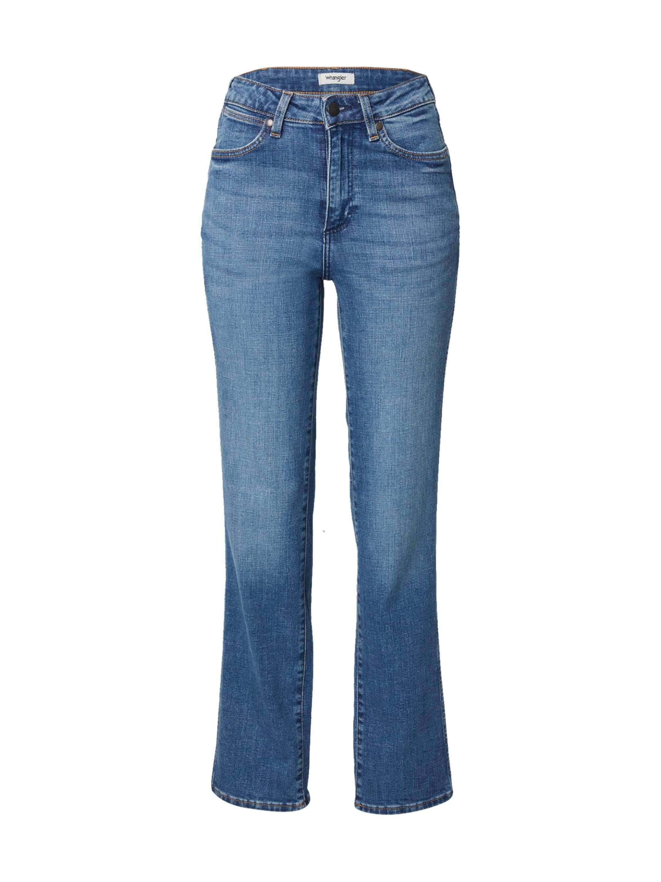 Wrangler Regular-fit-Jeans STRAIGHT (1-tlg) Plain/ohne Details