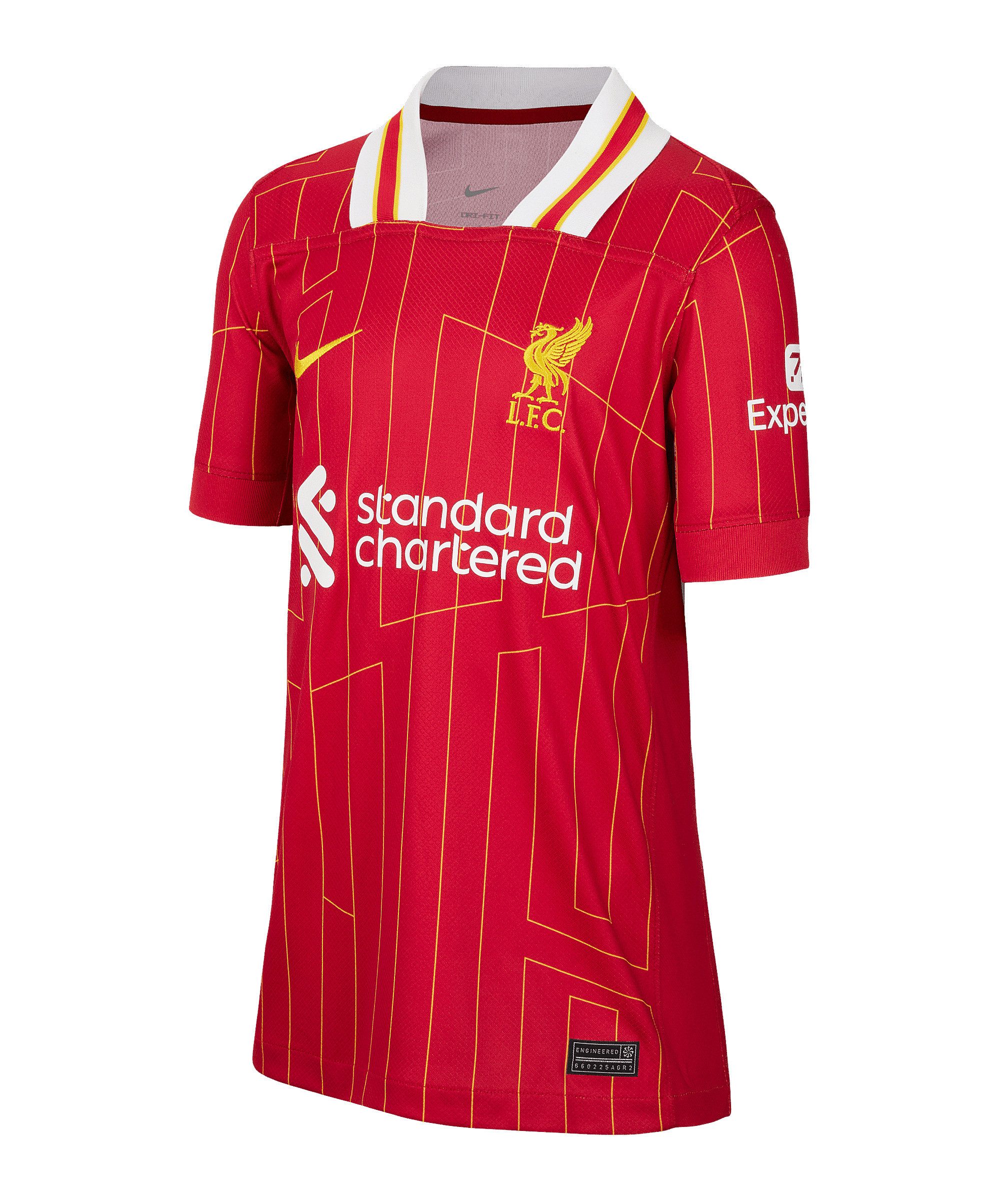 Nike Fußballtrikot FC Liverpool Trikot Home 2025/2025 Kids Premier League