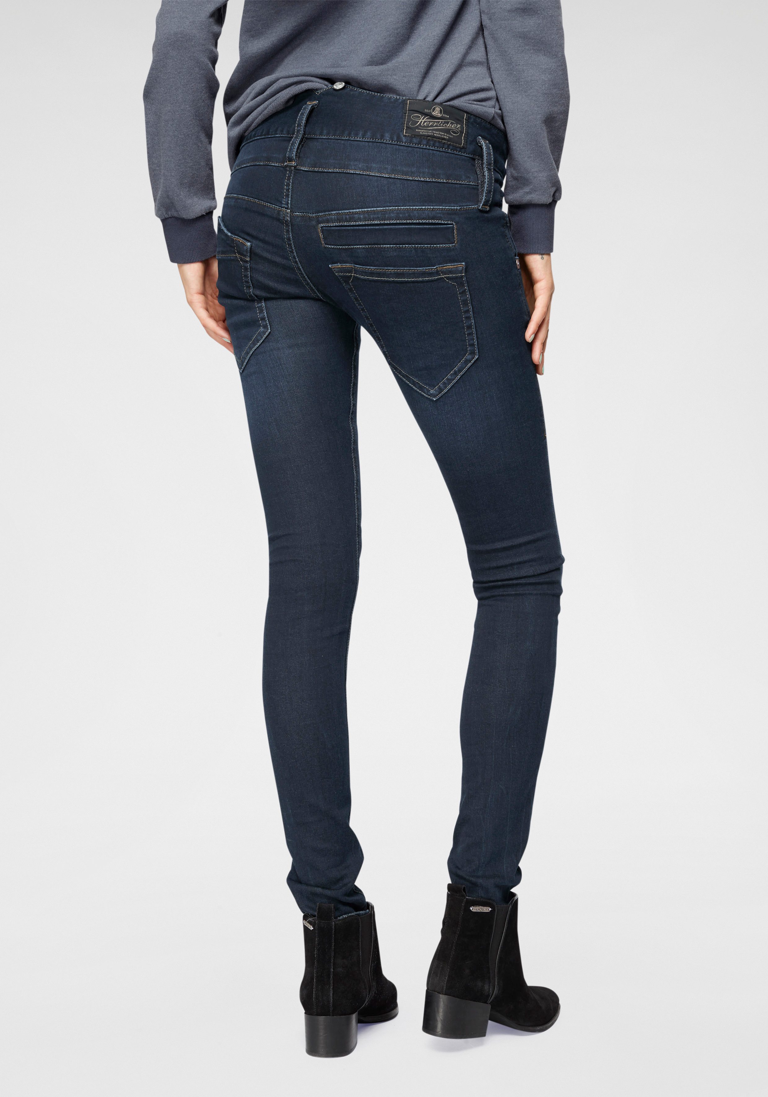 Herrlicher Slim-fit-Jeans Pitch Slim Denim aus Stretch-Denim