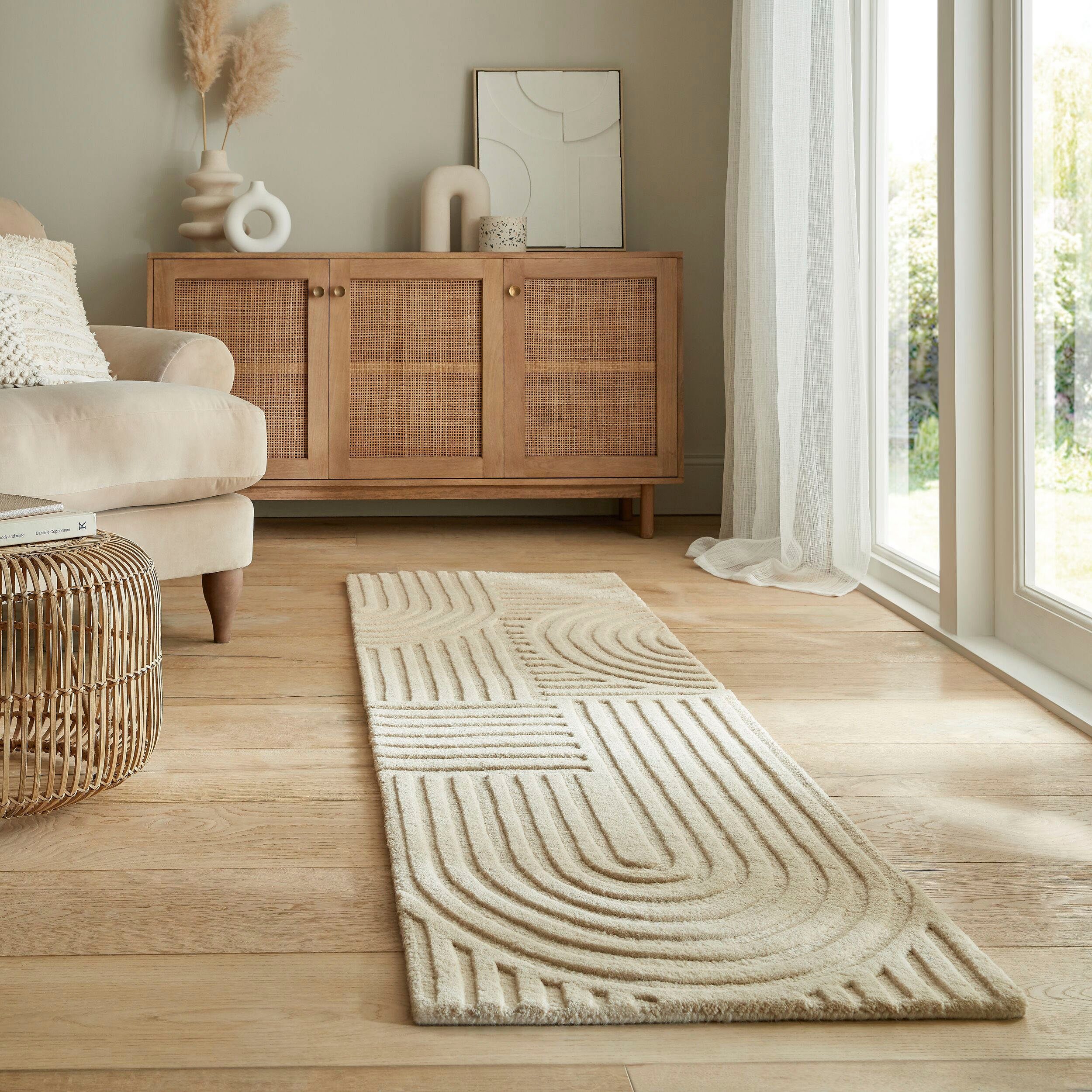 FLAIR RUGS Wollteppich Zen Garden, modern günstig online kaufen