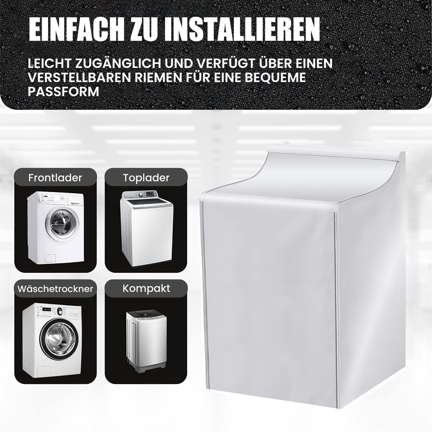 RWEUOQ Wäschespinne-Schutzhülle Schützhülle für Waschmaschine und günstig online kaufen