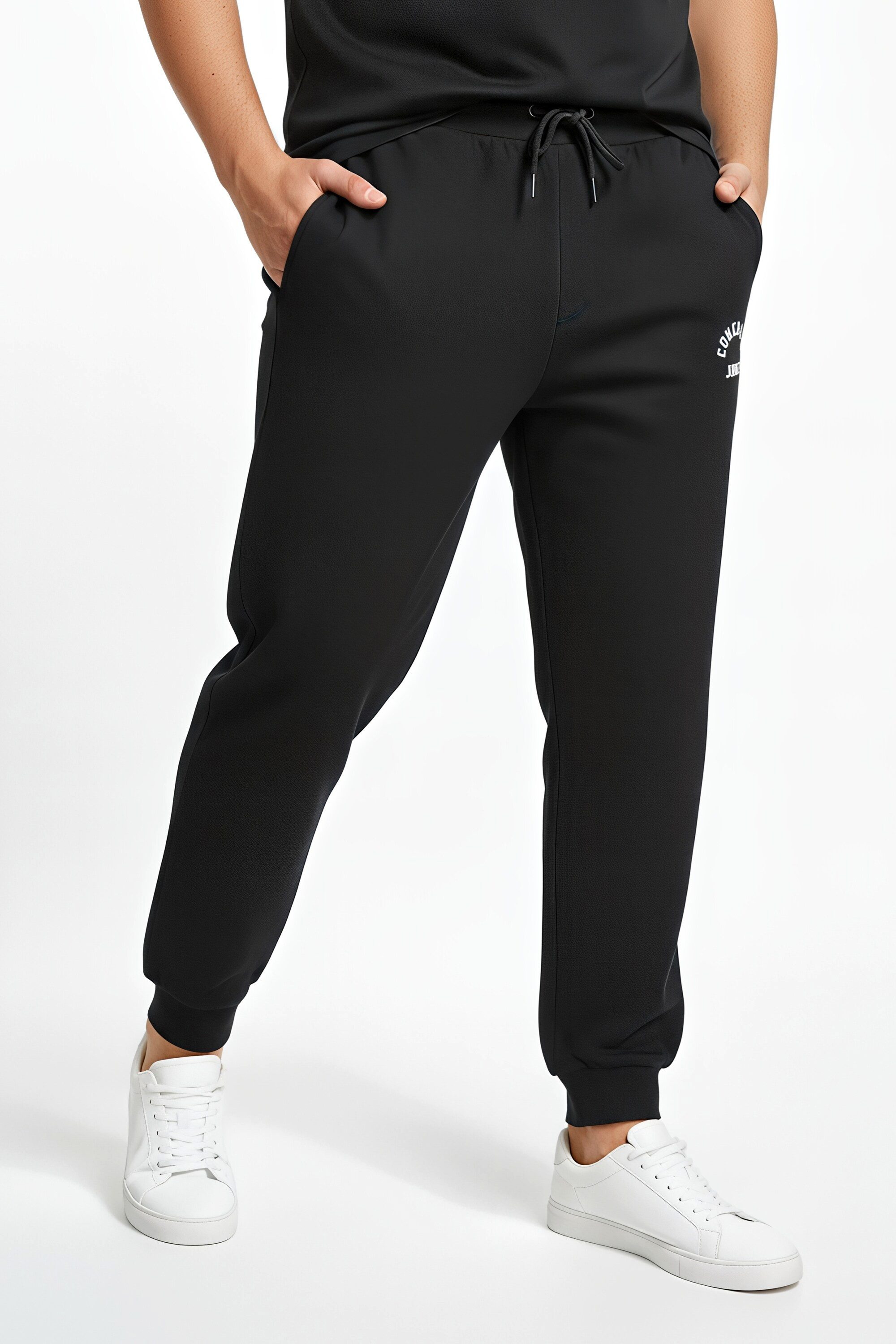 Sweathose Jogginghose Print Modern Fit Elastikbund 4 Taschen