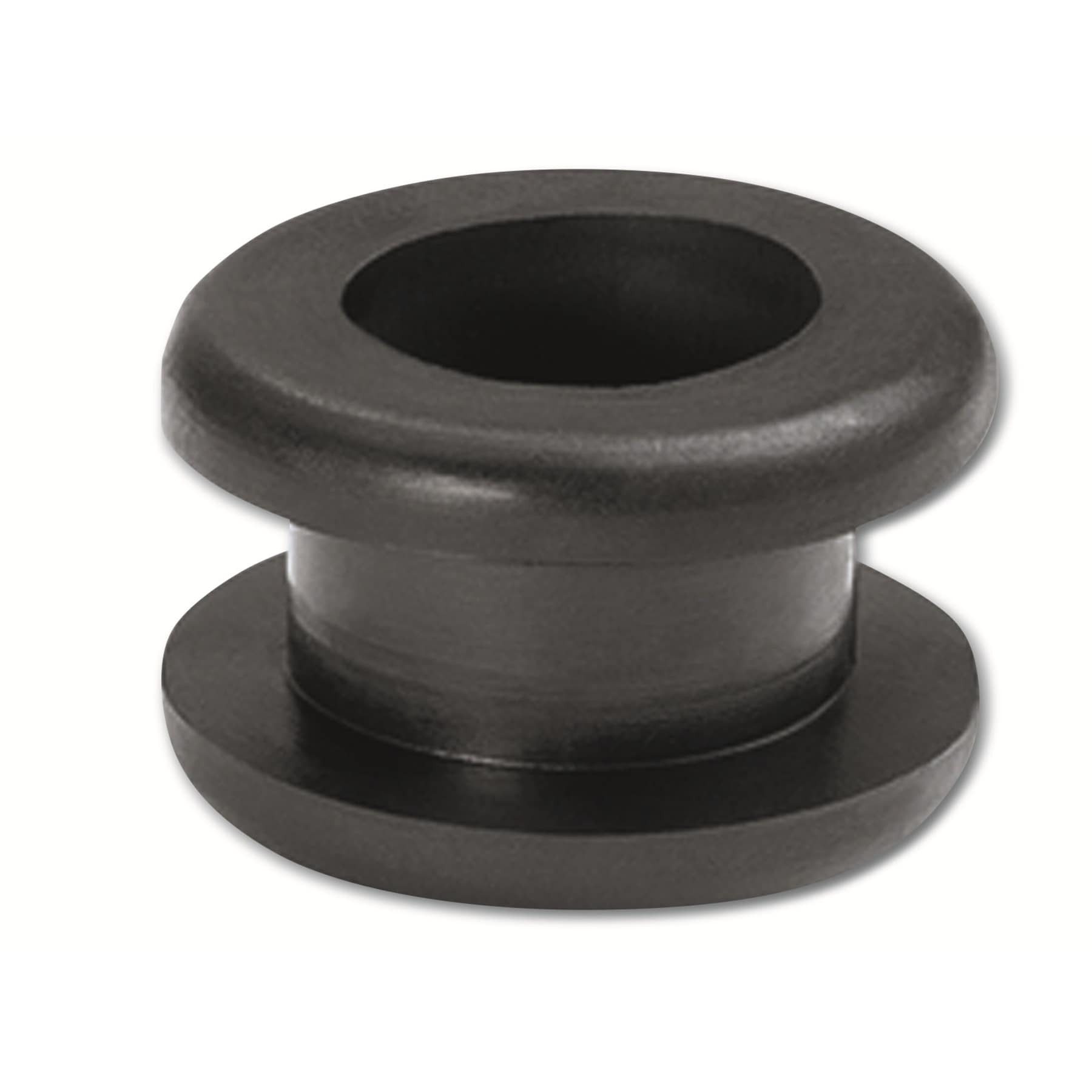 HellermannTyton Kabeldurchfuhr HELLERMANNTYTON Durchführungstülle, 633-02060, Schwarz, PVC, ∅ 10 mm