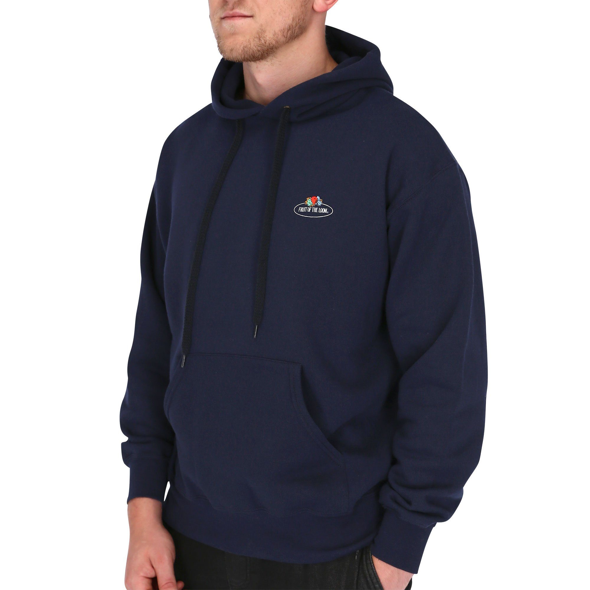 Fruit of the Loom Kapuzensweatshirt Damen Kapuzenpullover mit Vintage-Logo