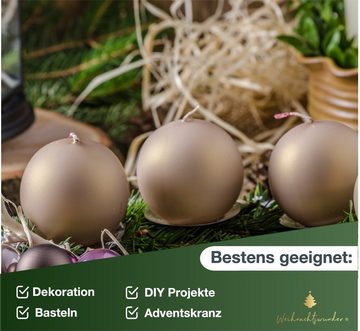 Weihnachtswunder® Kerzenhalter 12x Kerzenhalter mit Dorn silber 5cm groß Kerzenstecker Adventskranz (Packung, 12x Kerzenhalter silber), mit Dorn