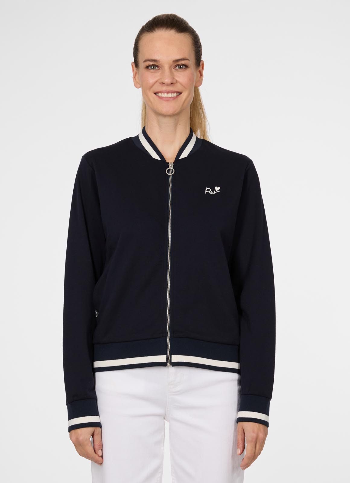 Ragwear Sweatjacke DORON mit Reißverschluss, aus Baumwolle und Polyester, normale Passform
