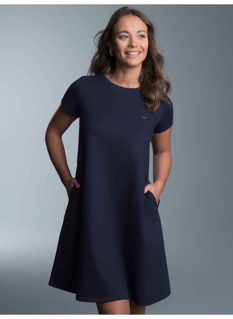 Jerseykleid TRIGEMA Kleid in Piqué-Qualität