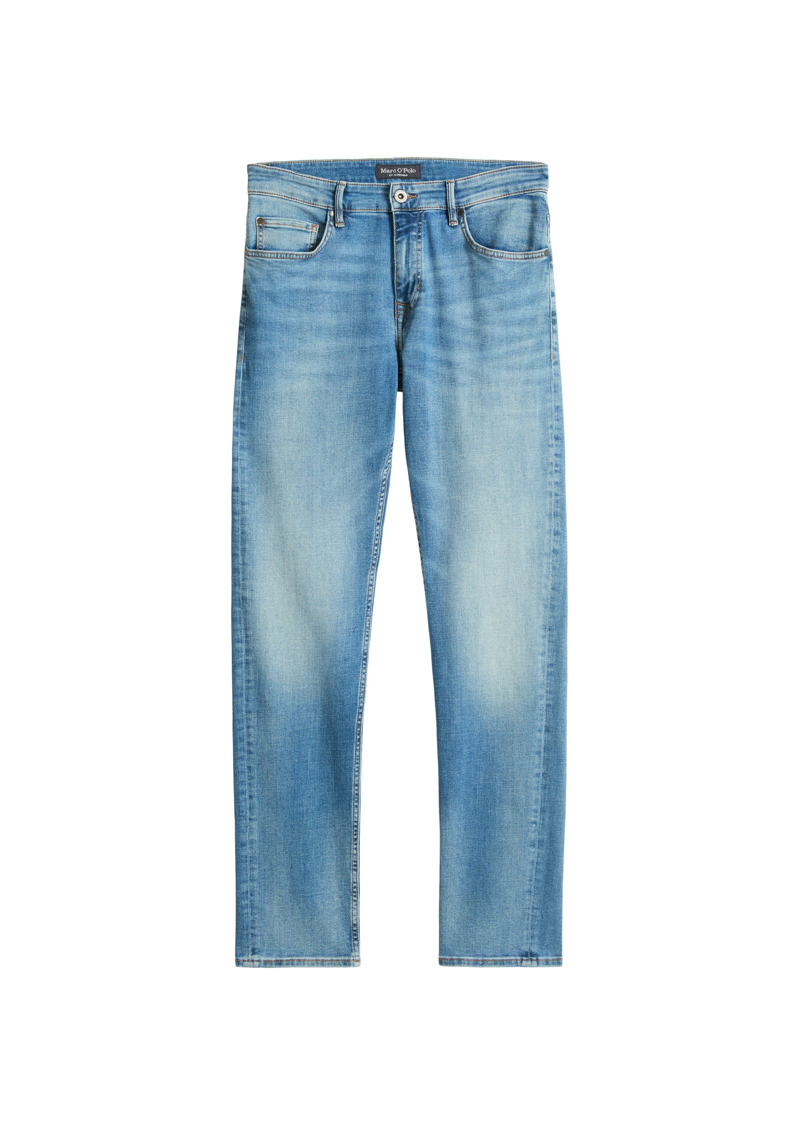 5-Pocket-Jeans in lässiger Cross-Hatch-Denim Struktur