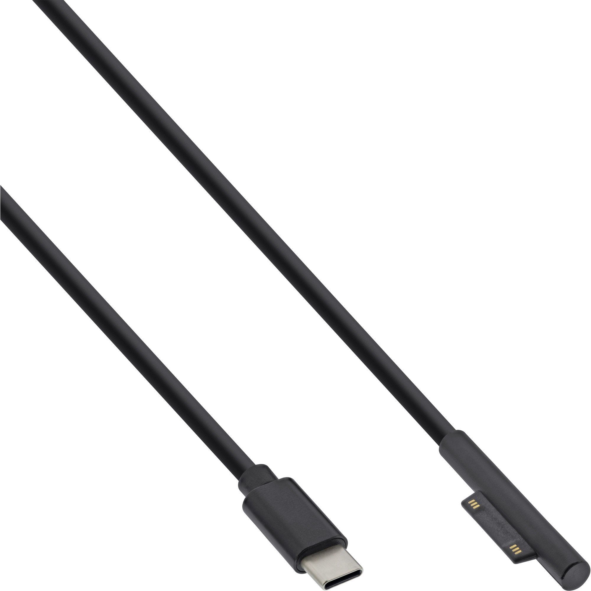 INTOS ELECTRONIC AG InLine® USB-C zu Ladekabel, 3m Stromkabel Surface