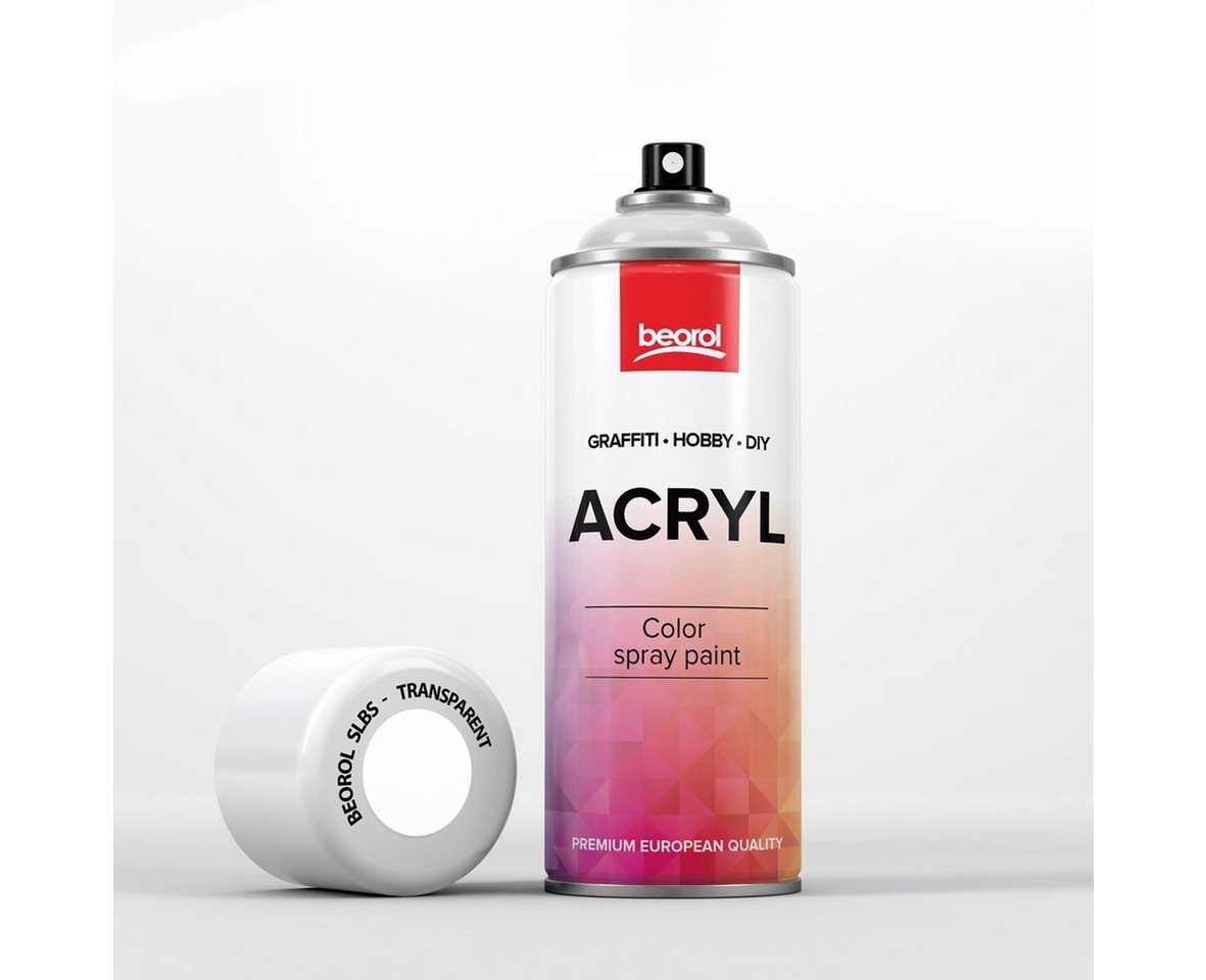 Thumbnail - BigDean Sprühlack Klarlack transparent, glänzend - 400ml Spraydose Acryllack Glanz Lack