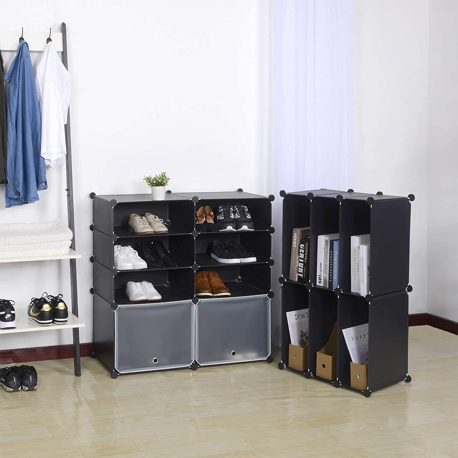 Woltu Schuhschrank (1-St) mit Tür, DIY günstig online kaufen