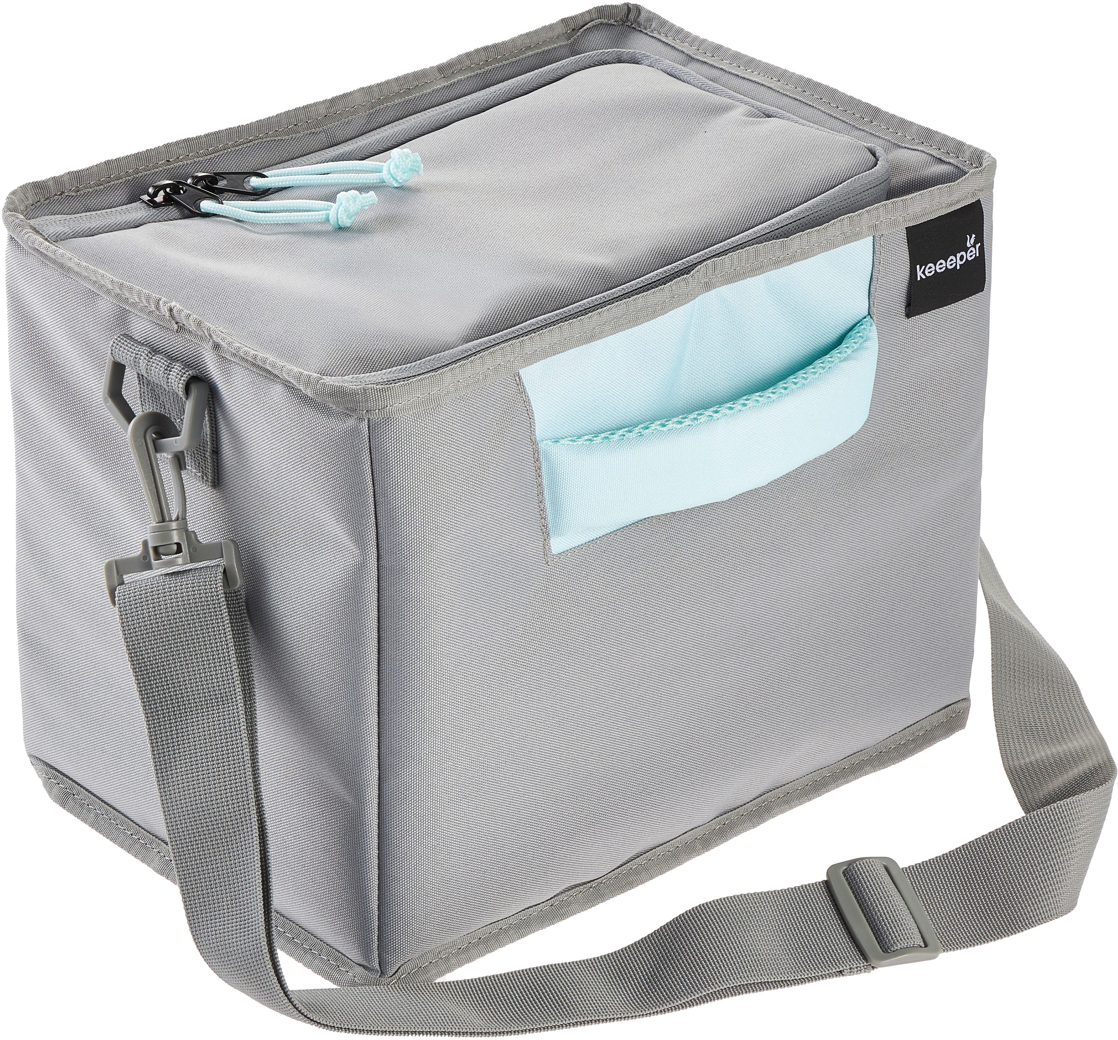keeeper Kühltasche nea, faltbare Isoliertasche, 13 l, mit Schultergurt, wasserabweisend und auslaufsicher