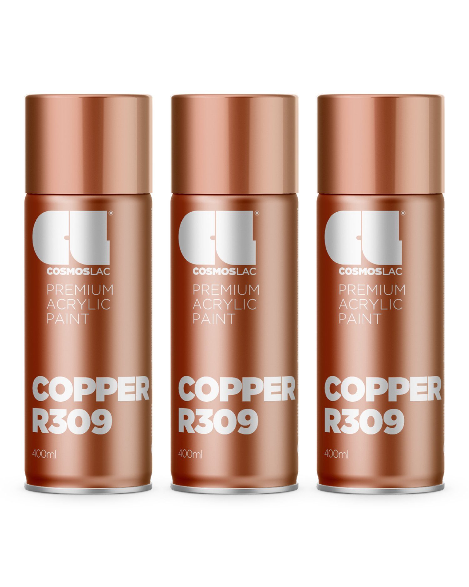 COSMOS LAC Sprühflasche COSMOS LAC Acryllack Vorteilssets - Spraydose für DIY und Upcycling, (3-tlg)