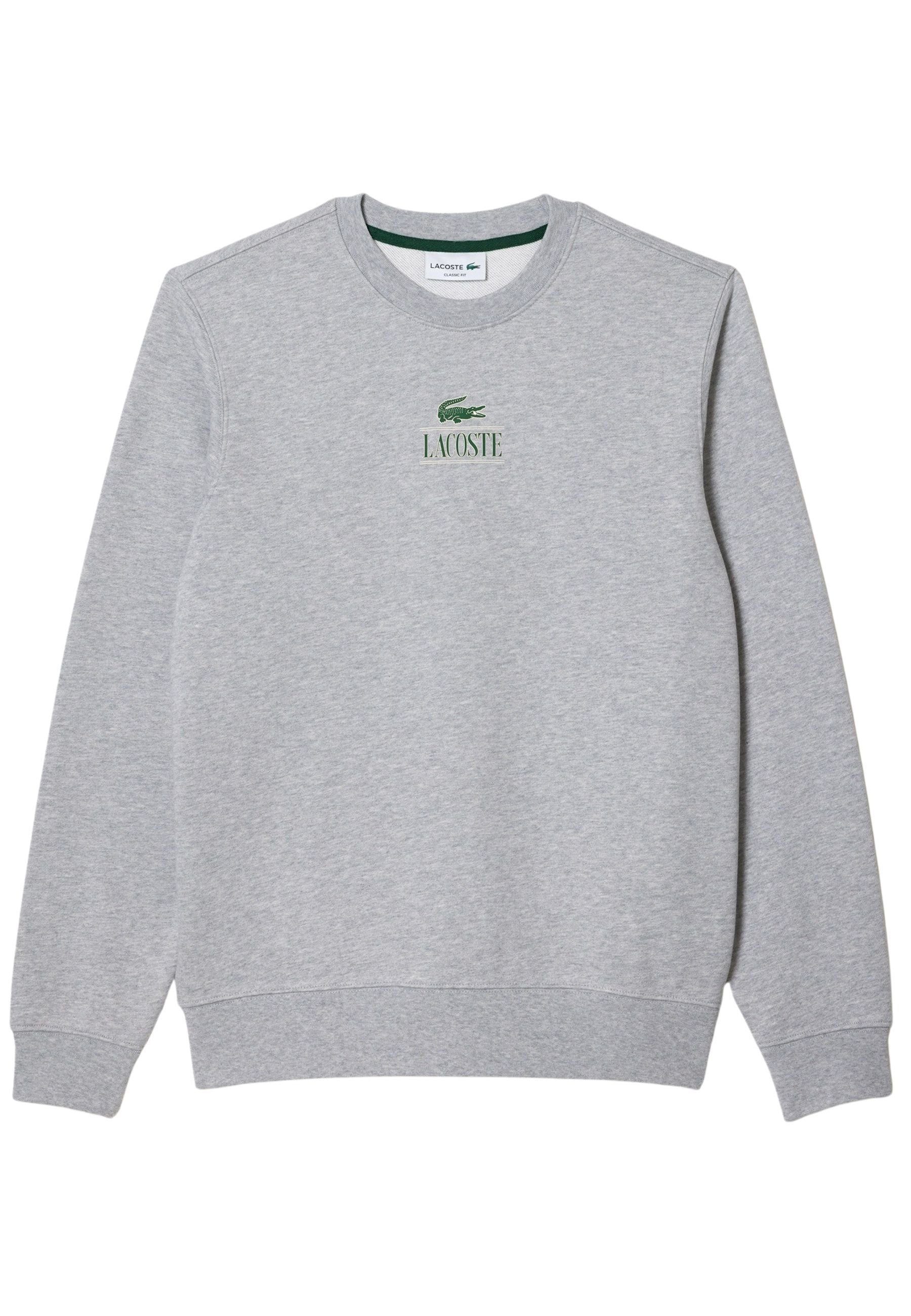 Lacoste Sweatshirt Sweatshirt Пуловеры mit Rippbündchen und Logo (1-tlg)