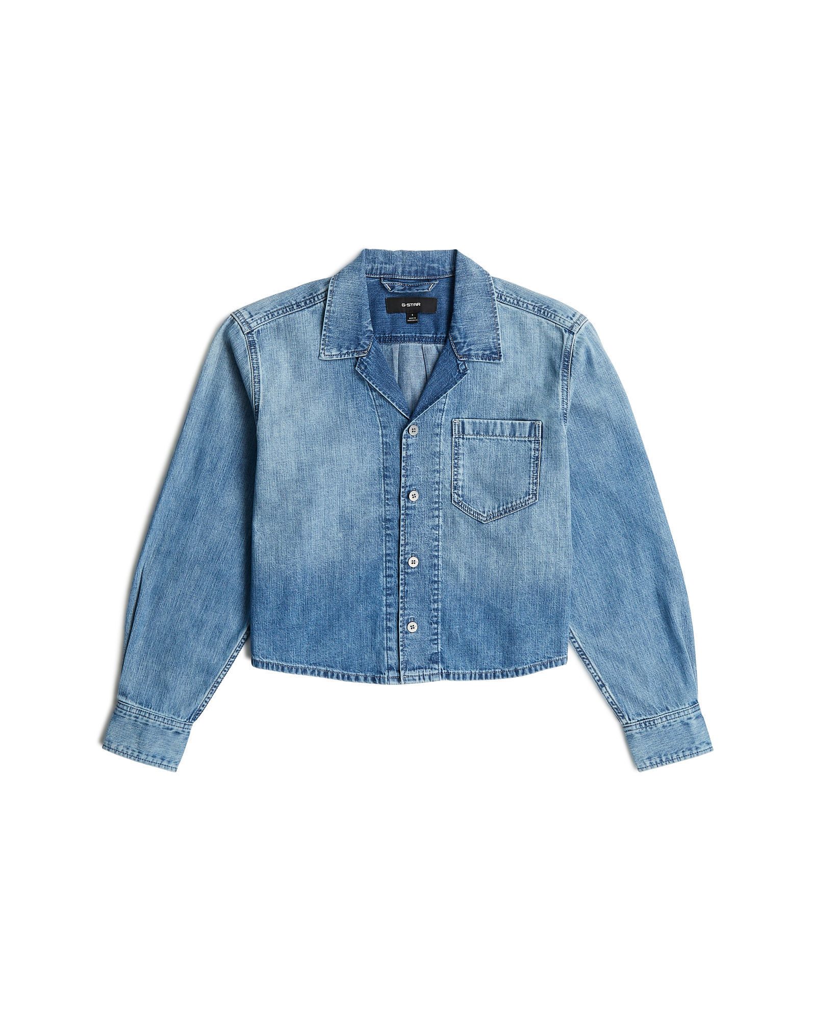 G-STAR Langarmshirt Resort Boxy Relaxed Shirt