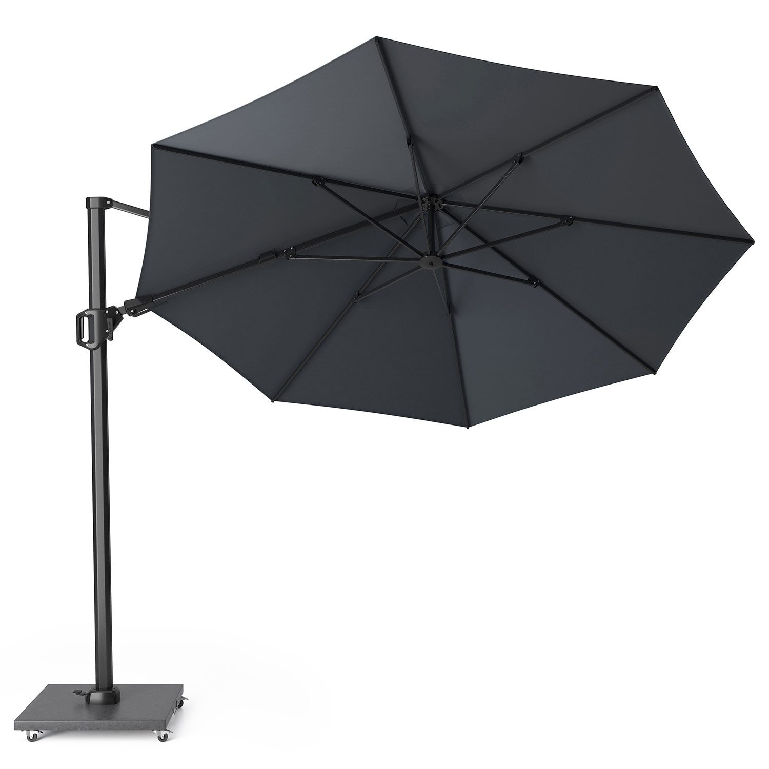 Platinum Sonnenschirm rund 350 cm Challenger T² Basic 360° kippbar, LxB: 350x350 cm