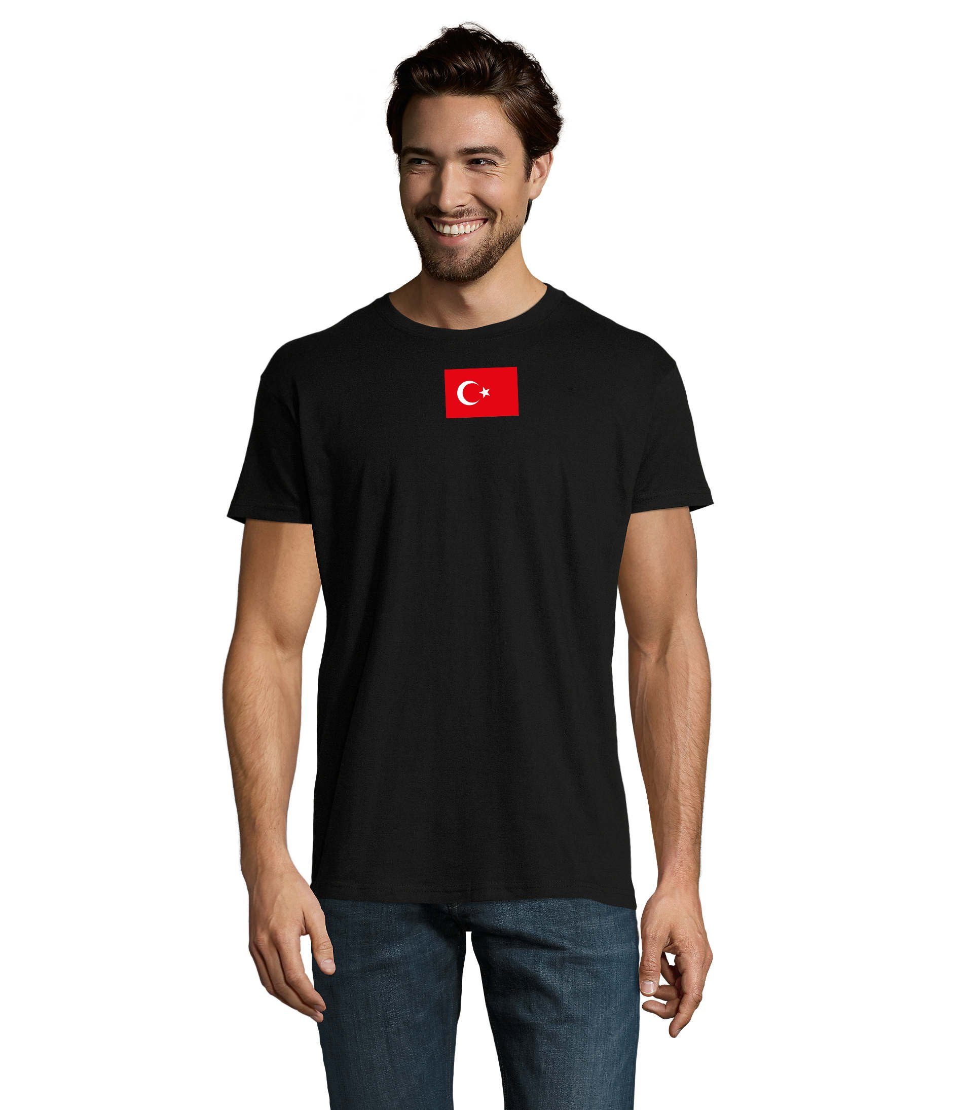 Blondie & Brownie T-Shirt Herren Türkei Turkey Ukraine USA Army Armee Nato Peace Air Force Schwarz