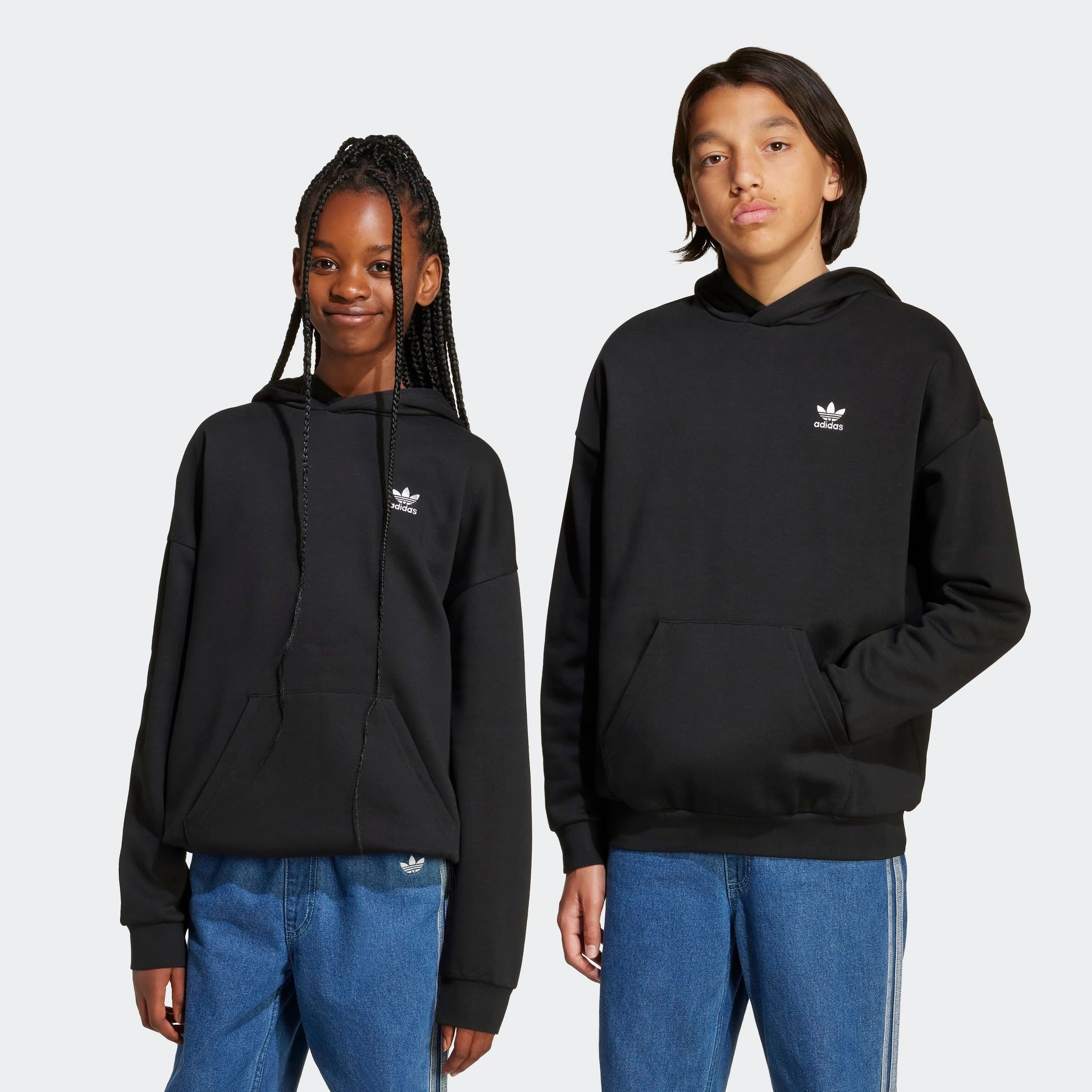 adidas Originals Kapuzensweatshirt KIDS FLEECE-HOODIE, LOCKER GESCHNITTEN