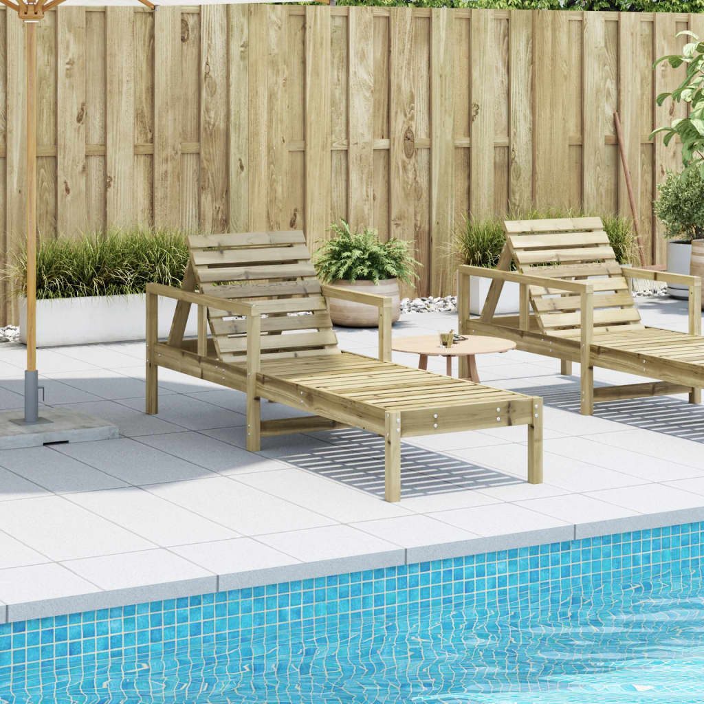 vidaXL Gartenliege Sonnenliege 199,5x62x55 cm Kiefernholz günstig online kaufen