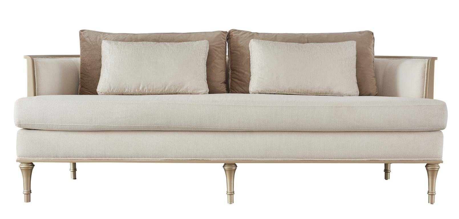 Beige Garnitur, Made Sofagarnitur Sitzer Polster JVmoebel Couch Sofas Sofa 3+1 Europe Designer in