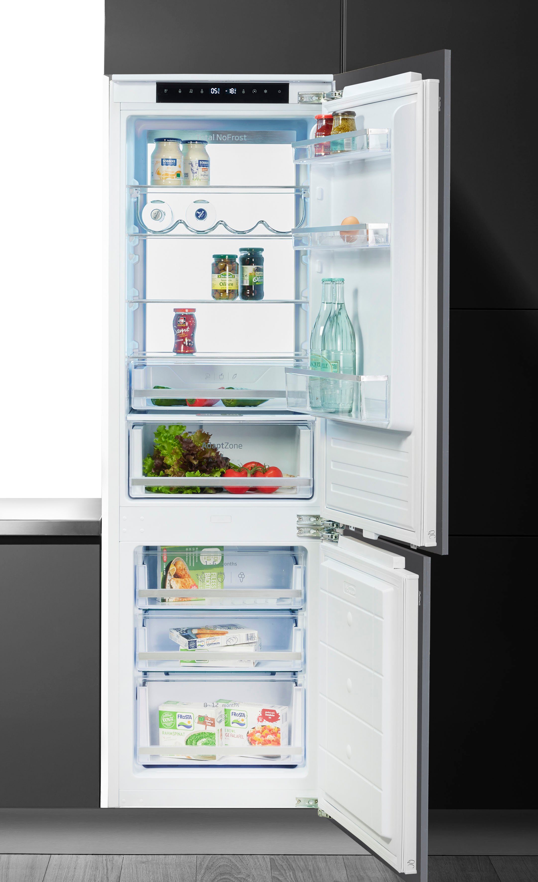 Amica Einbaukühlgefrierkombination EKGCX 387 955, 176,9 cm hoch, 55,6 cm breit